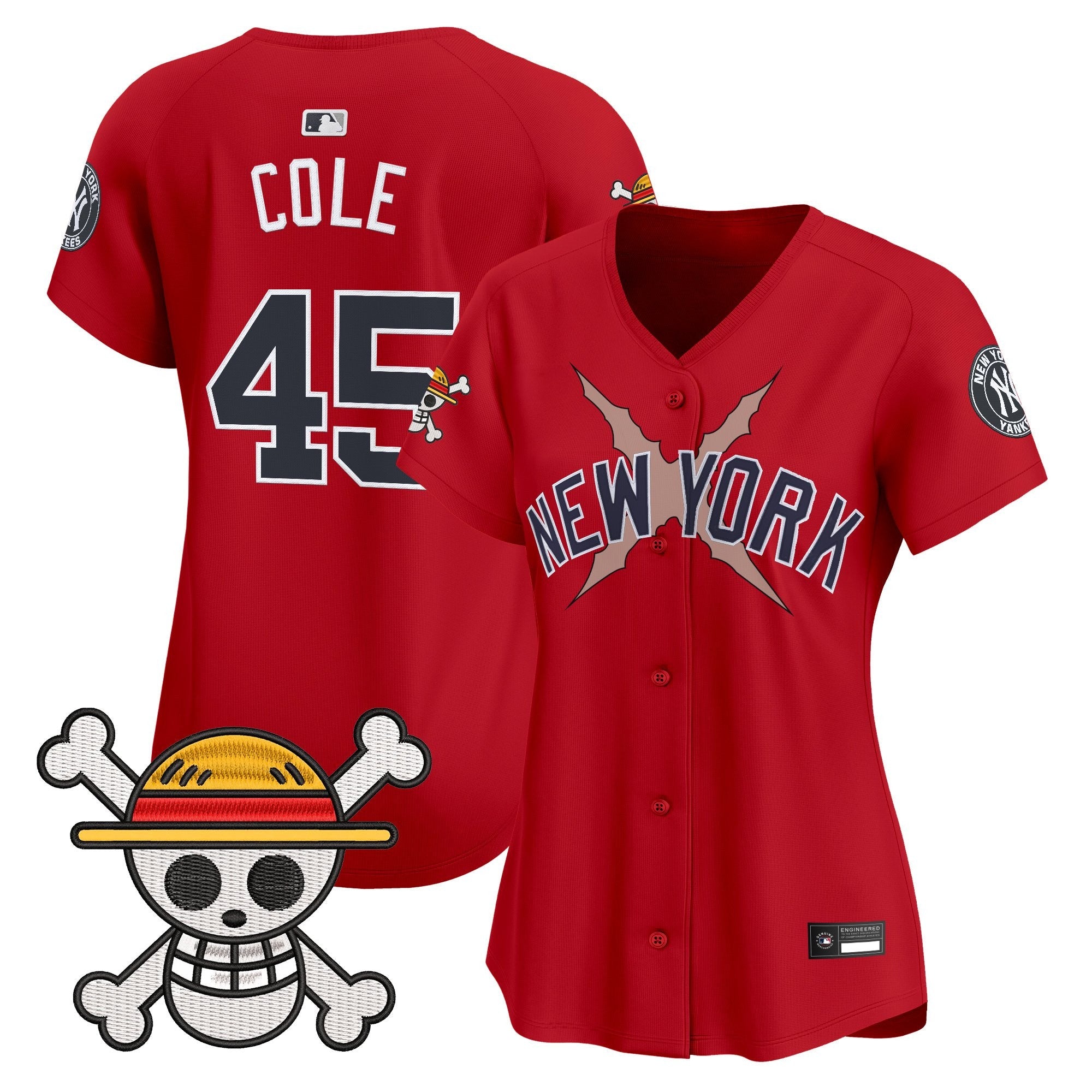 Women's New York Yankees x One Piece Vapor Premier Limited Jersey - Stitched