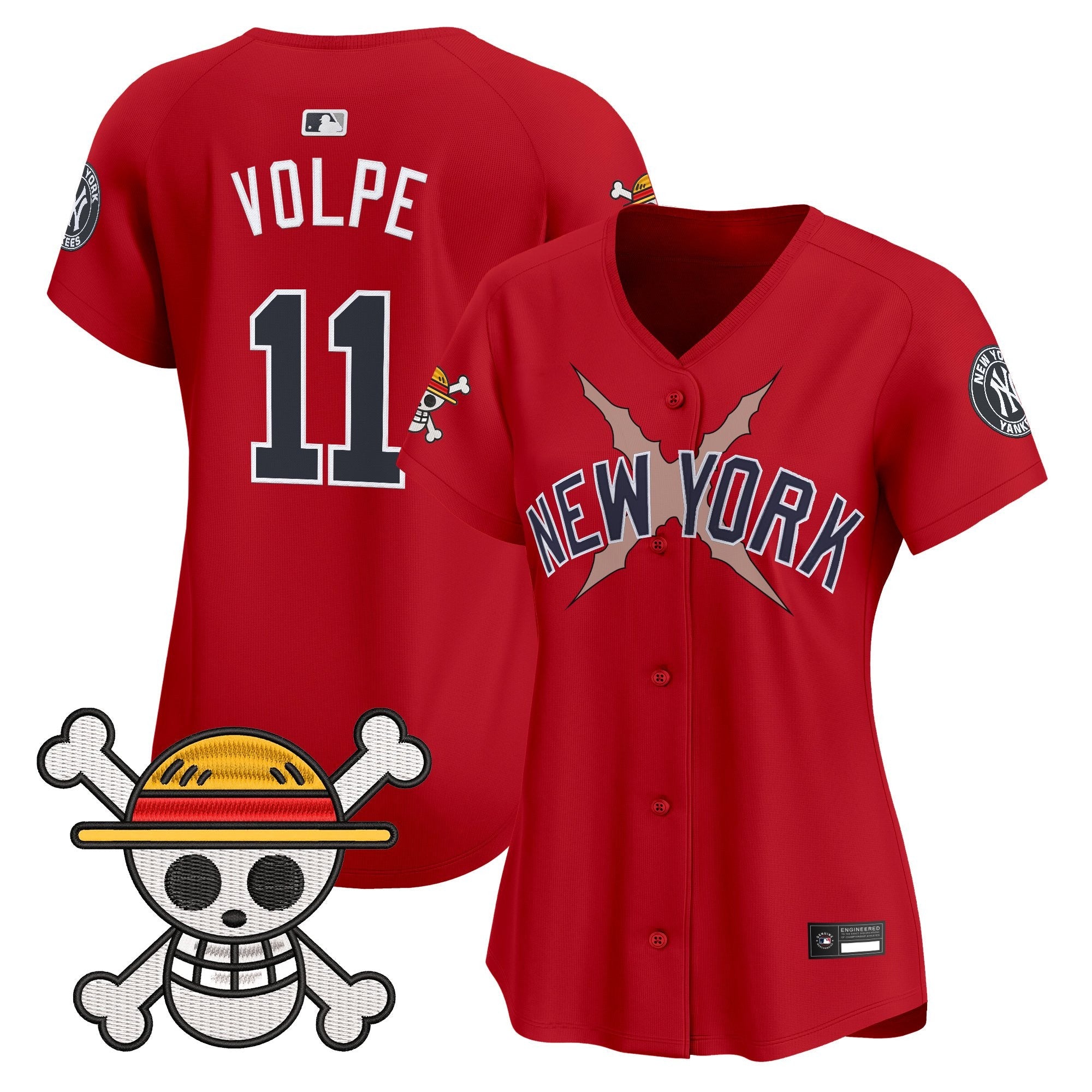 Women's New York Yankees x One Piece Vapor Premier Limited Jersey - Stitched