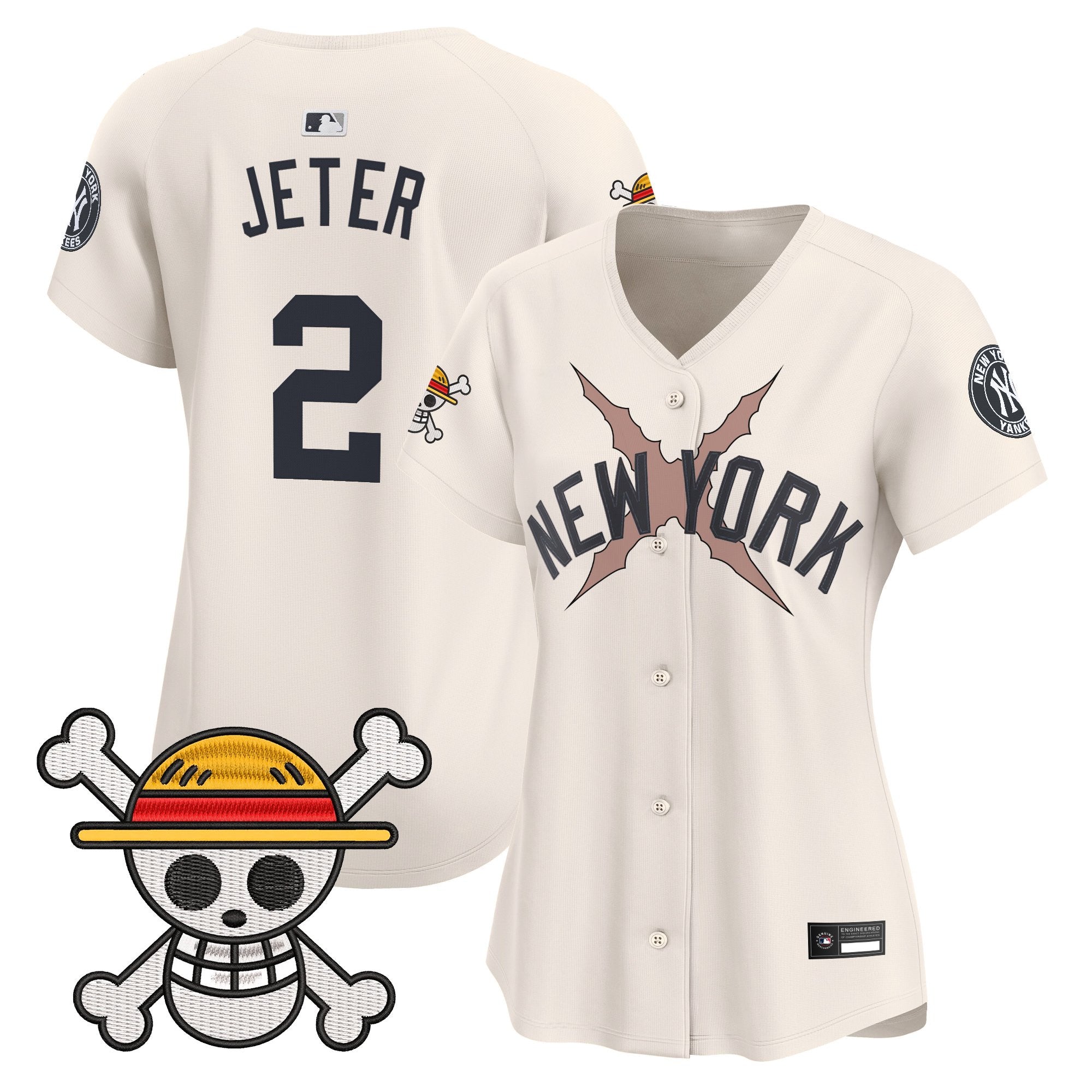 Women's New York Yankees x One Piece Vapor Premier Limited Jersey - Stitched