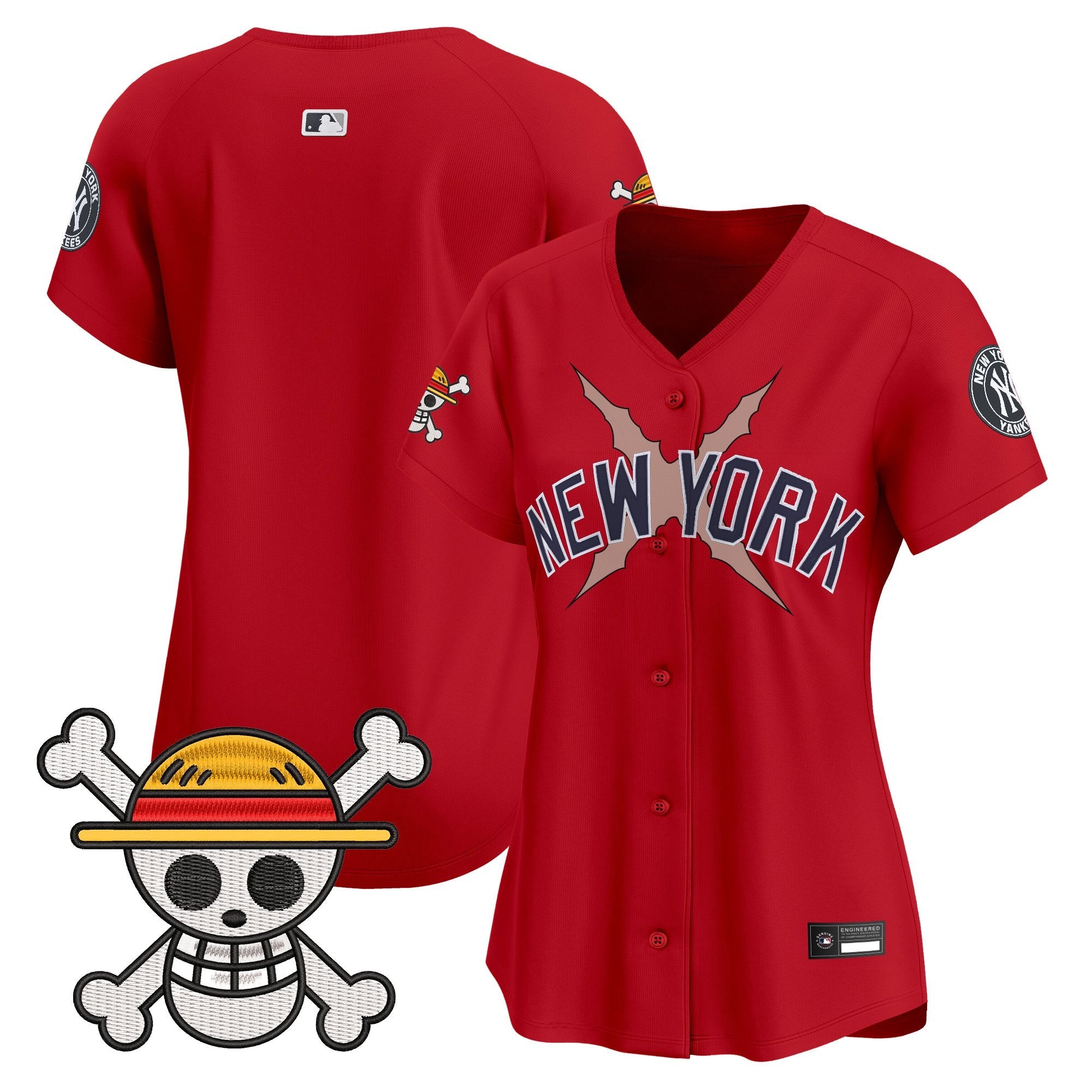Women's New York Yankees x One Piece Vapor Premier Limited Jersey - Stitched