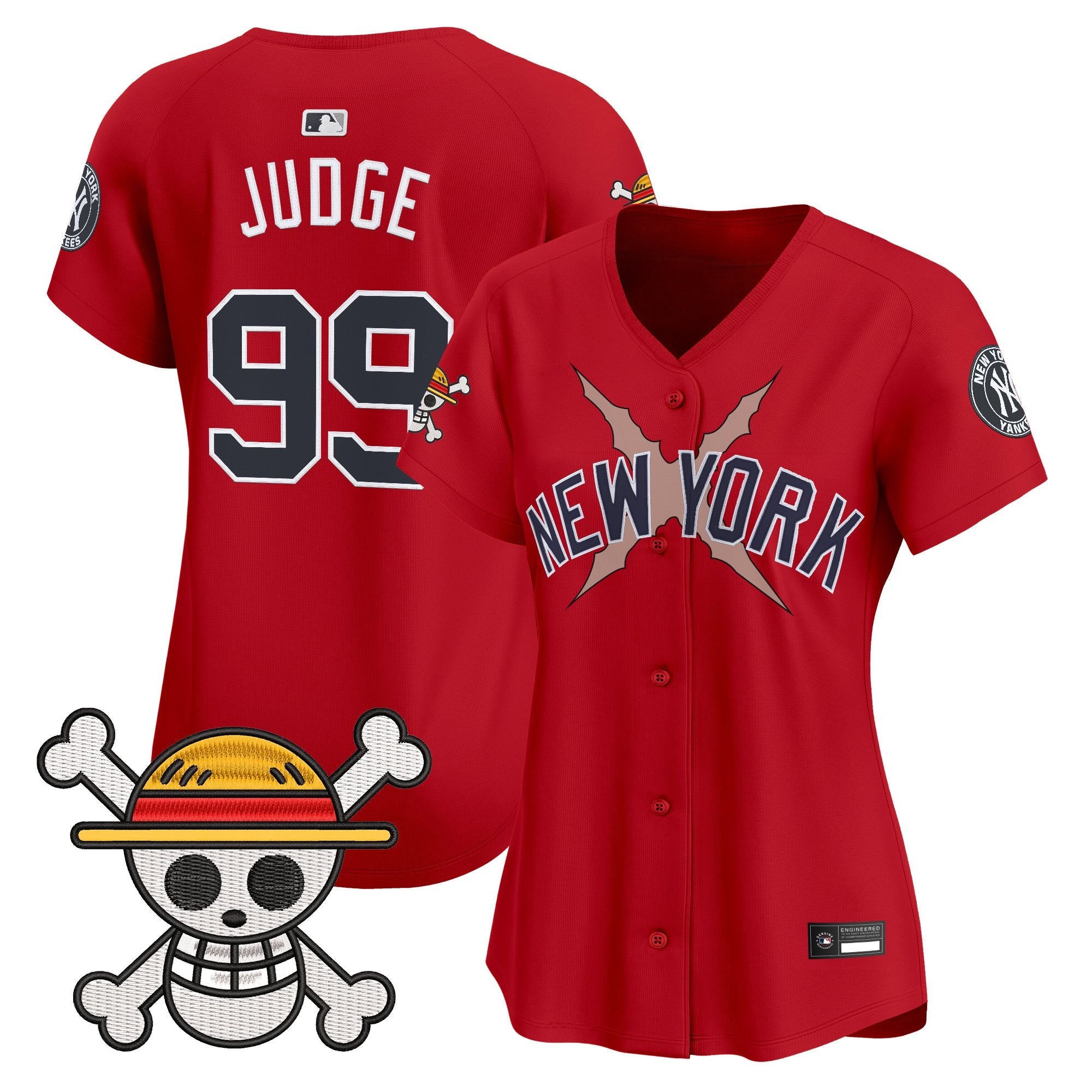 Women's New York Yankees x One Piece Vapor Premier Limited Jersey - Stitched