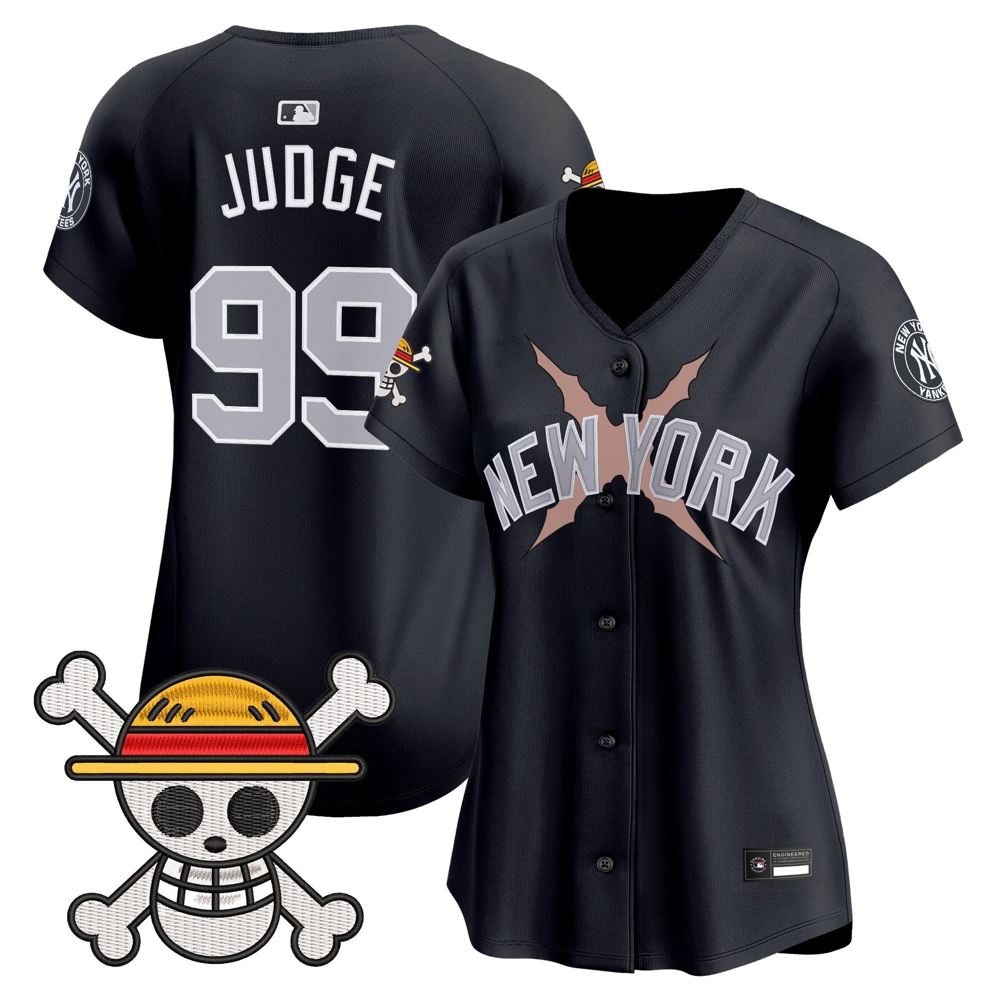 Women's New York Yankees x One Piece Vapor Premier Limited Jersey - Stitched