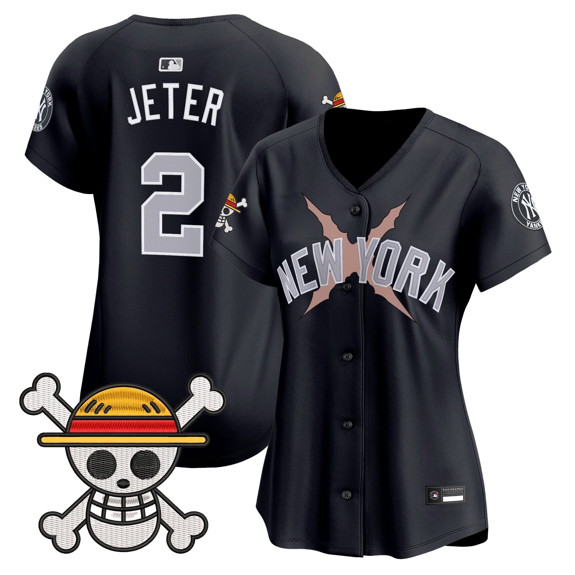 Women's New York Yankees x One Piece Vapor Premier Limited Jersey - Stitched
