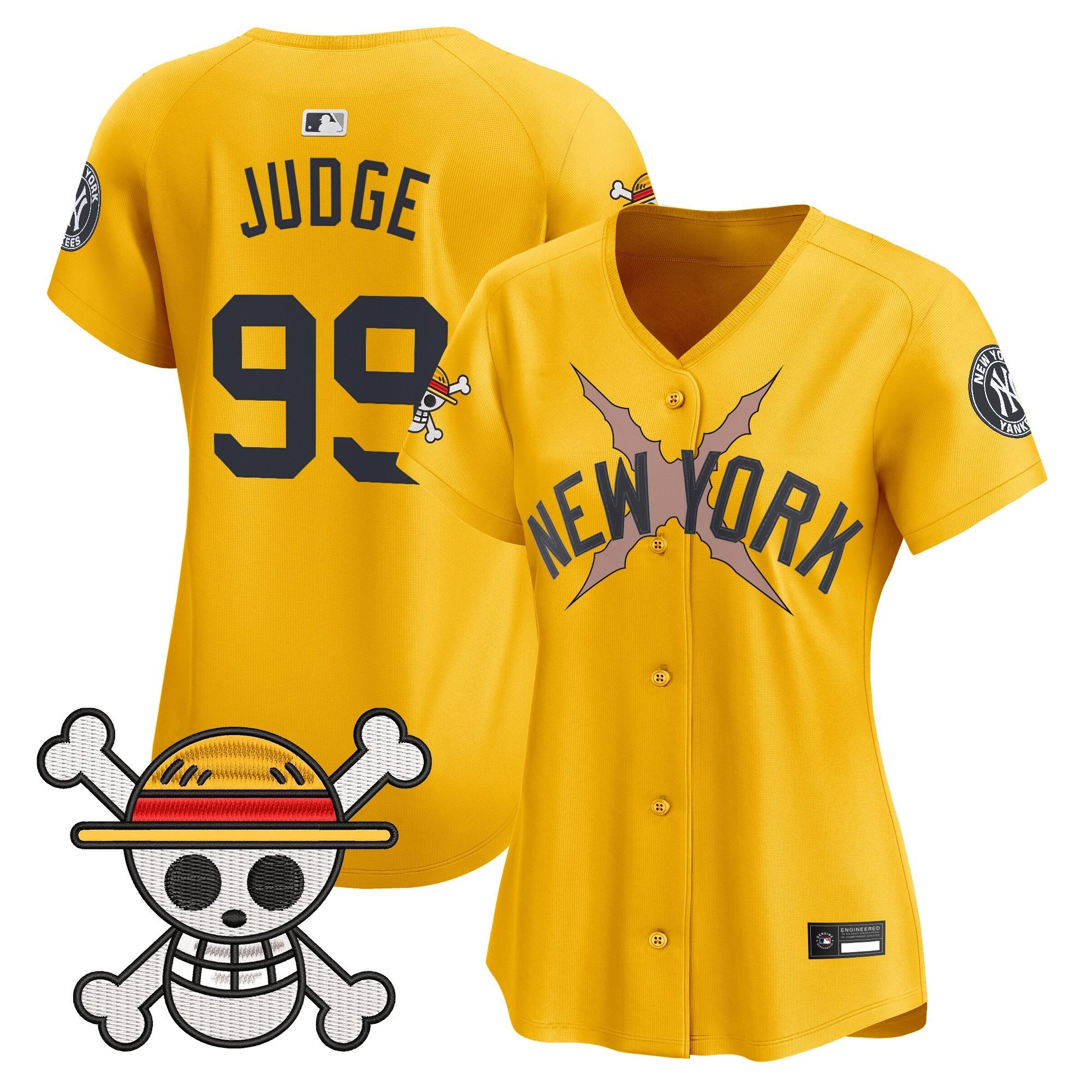 Women's New York Yankees x One Piece Vapor Premier Limited Jersey - Stitched