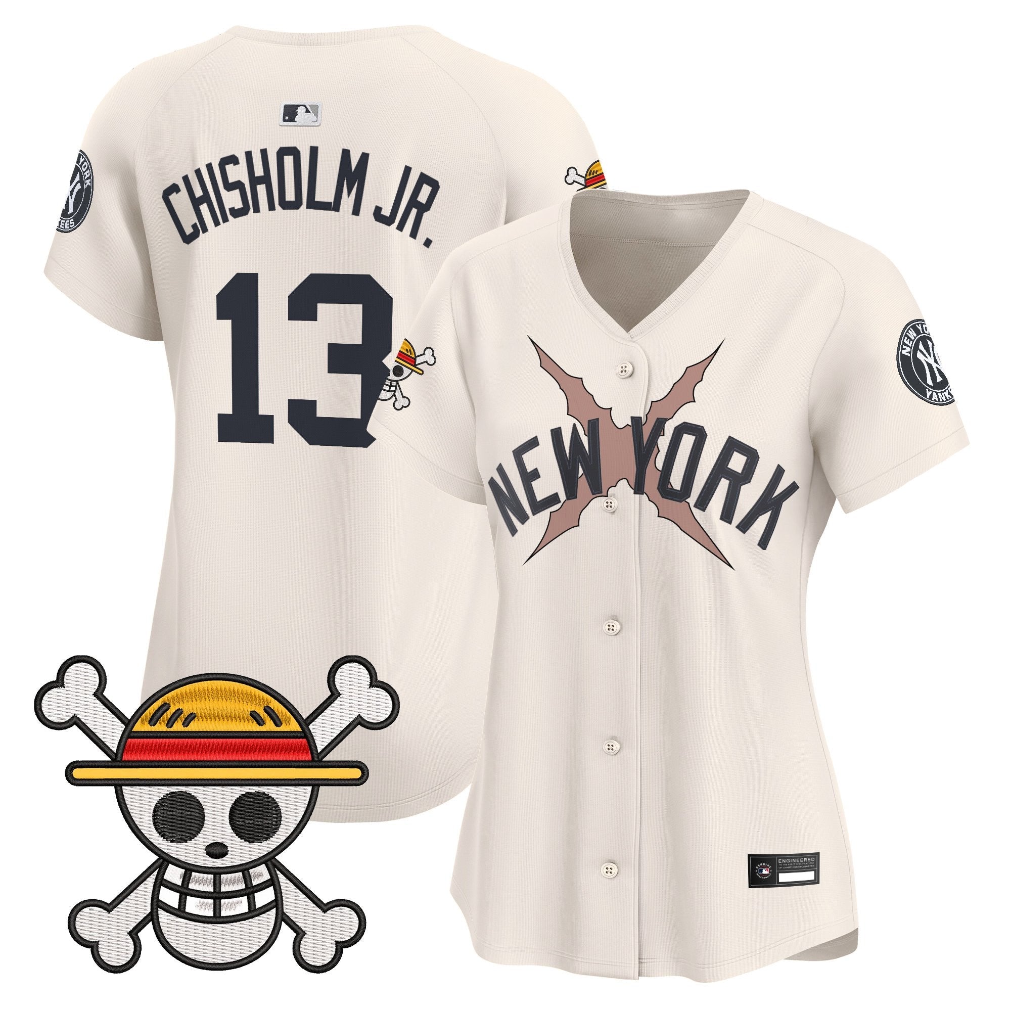 Women's New York Yankees x One Piece Vapor Premier Limited Jersey - Stitched