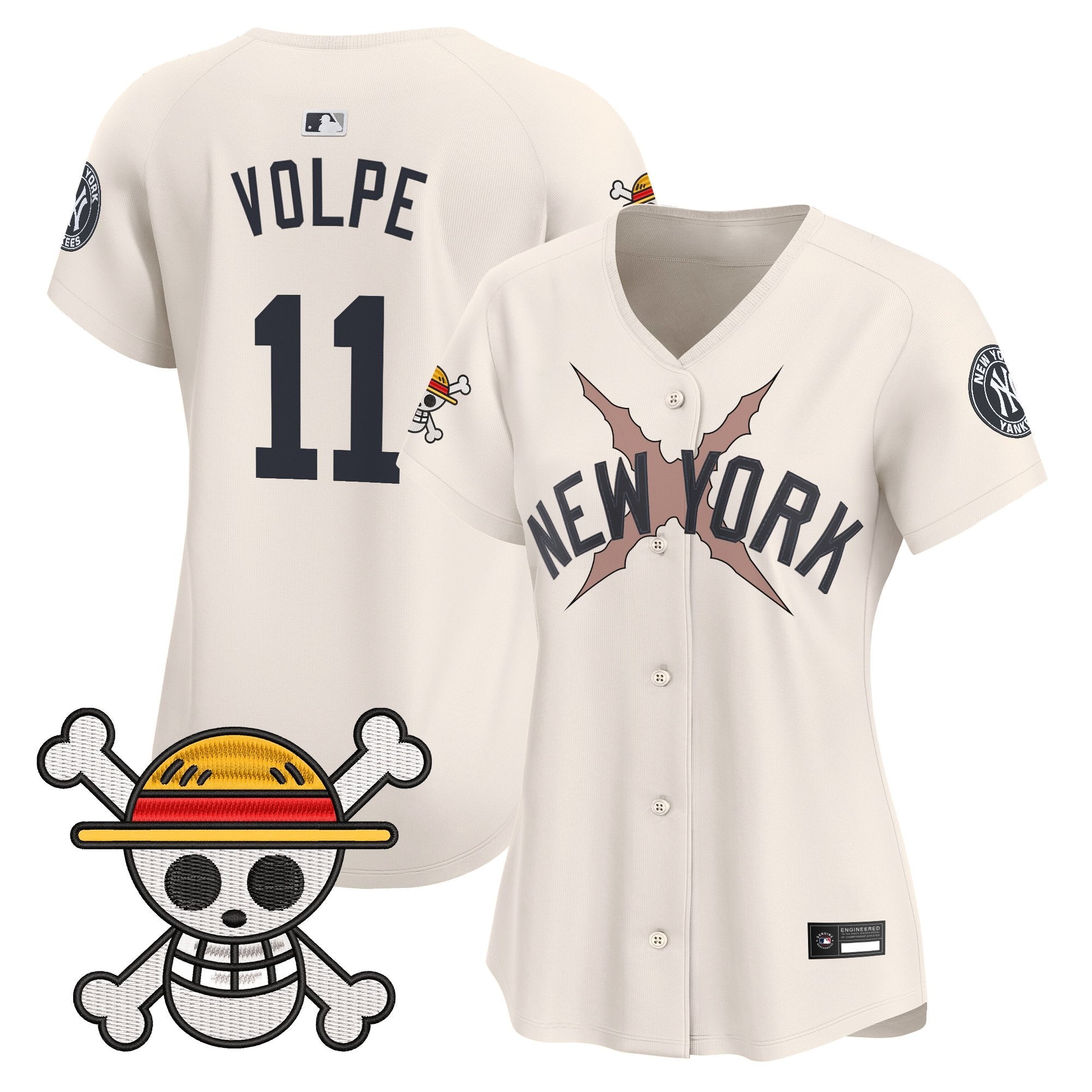 Women's New York Yankees x One Piece Vapor Premier Limited Jersey - Stitched
