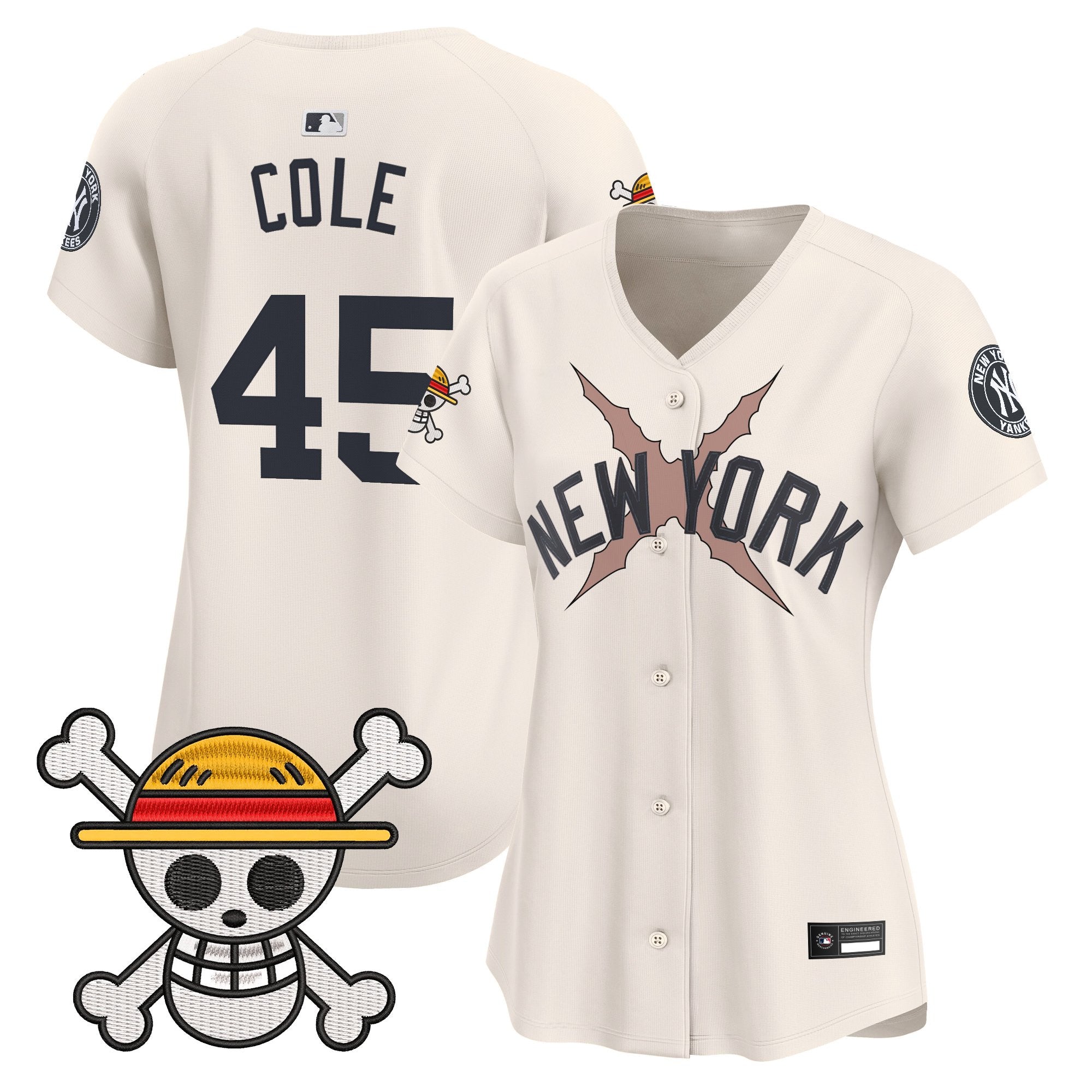 Women's New York Yankees x One Piece Vapor Premier Limited Jersey - Stitched