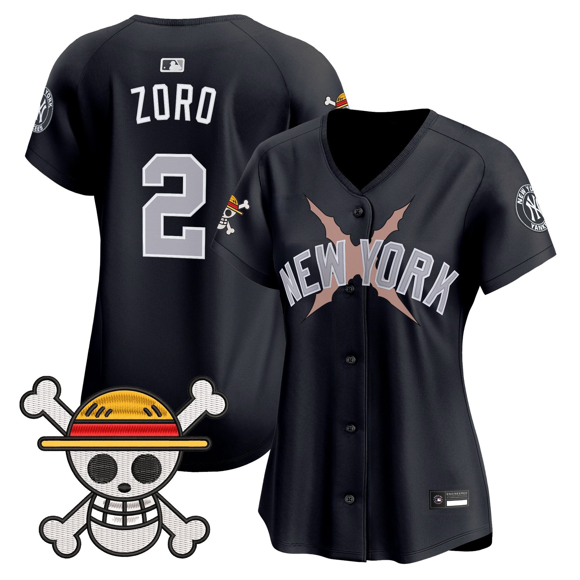Women's New York Yankees x One Piece Vapor Premier Limited Jersey - Stitched