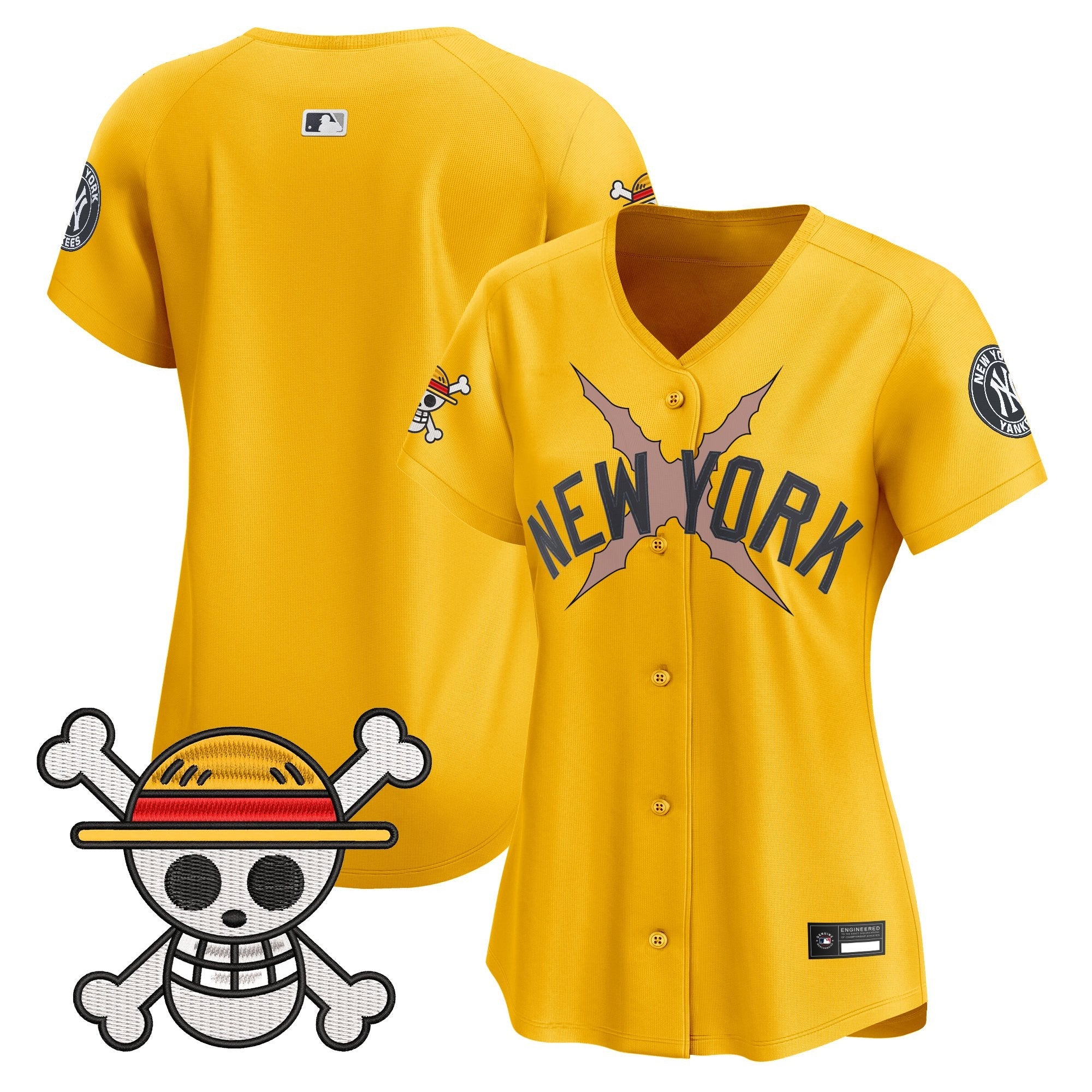 Women's New York Yankees x One Piece Vapor Premier Limited Jersey - Stitched