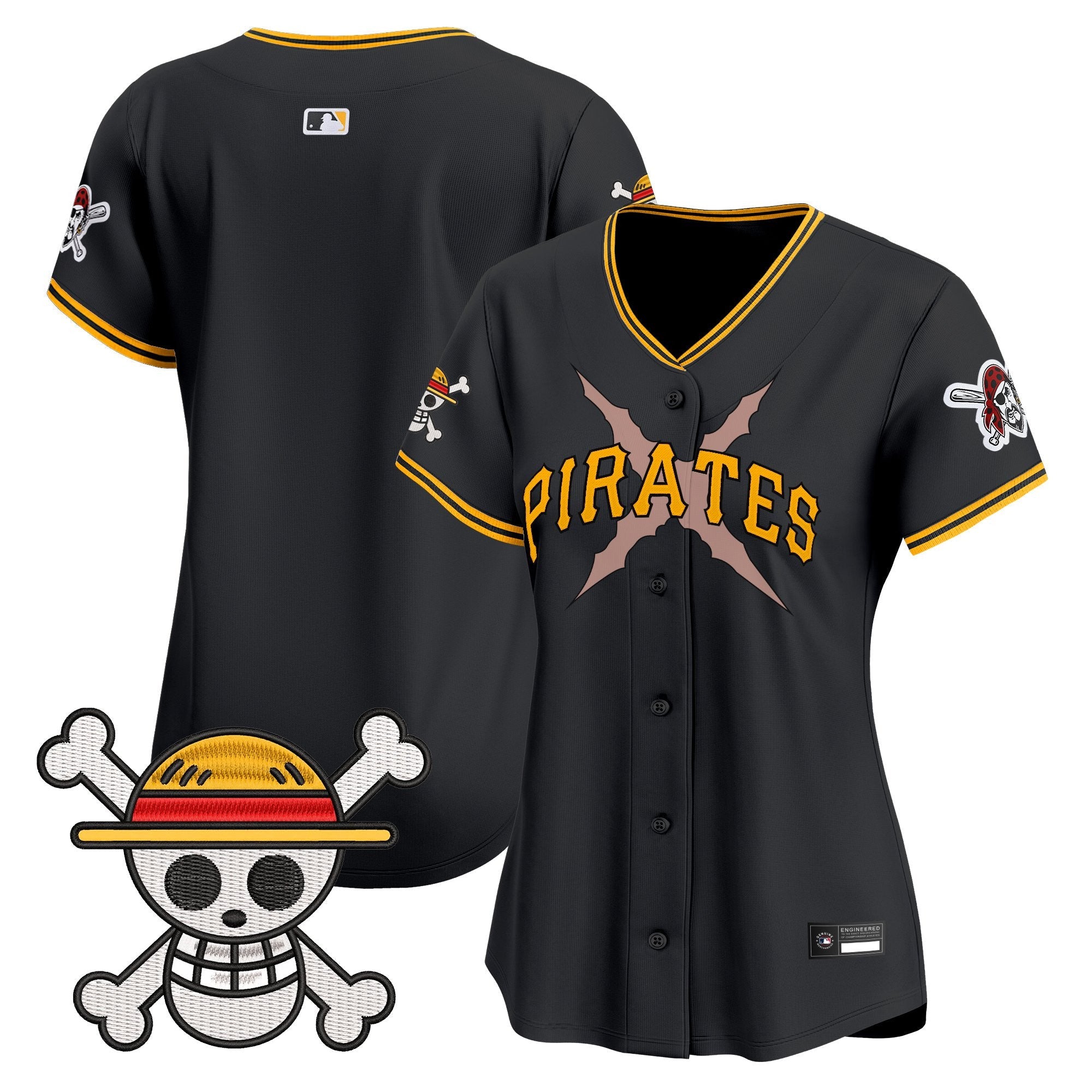Women's Pittsburgh Pirates x One Piece Vapor Premier Limited Jersey - Stitched