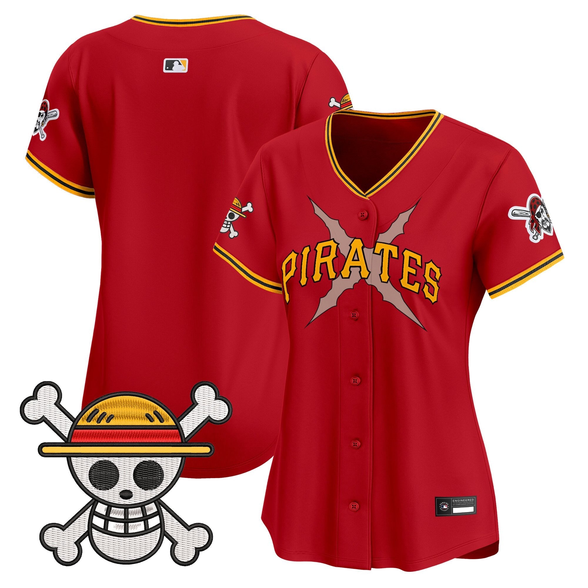 Women's Pittsburgh Pirates x One Piece Vapor Premier Limited Jersey - Stitched