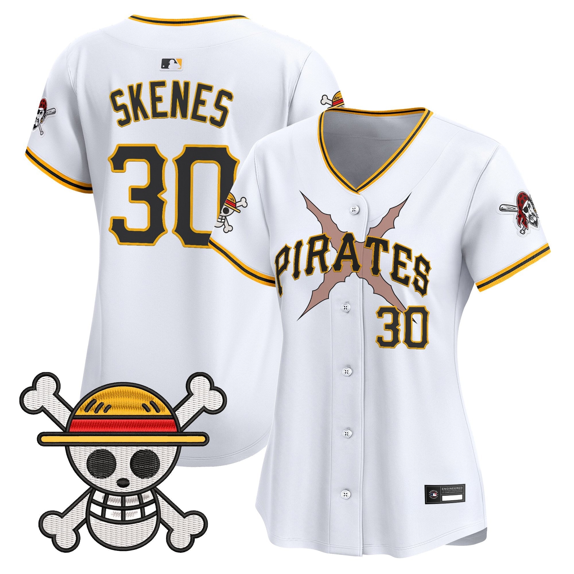 Women's Pittsburgh Pirates x One Piece Vapor Premier Limited Jersey - Stitched
