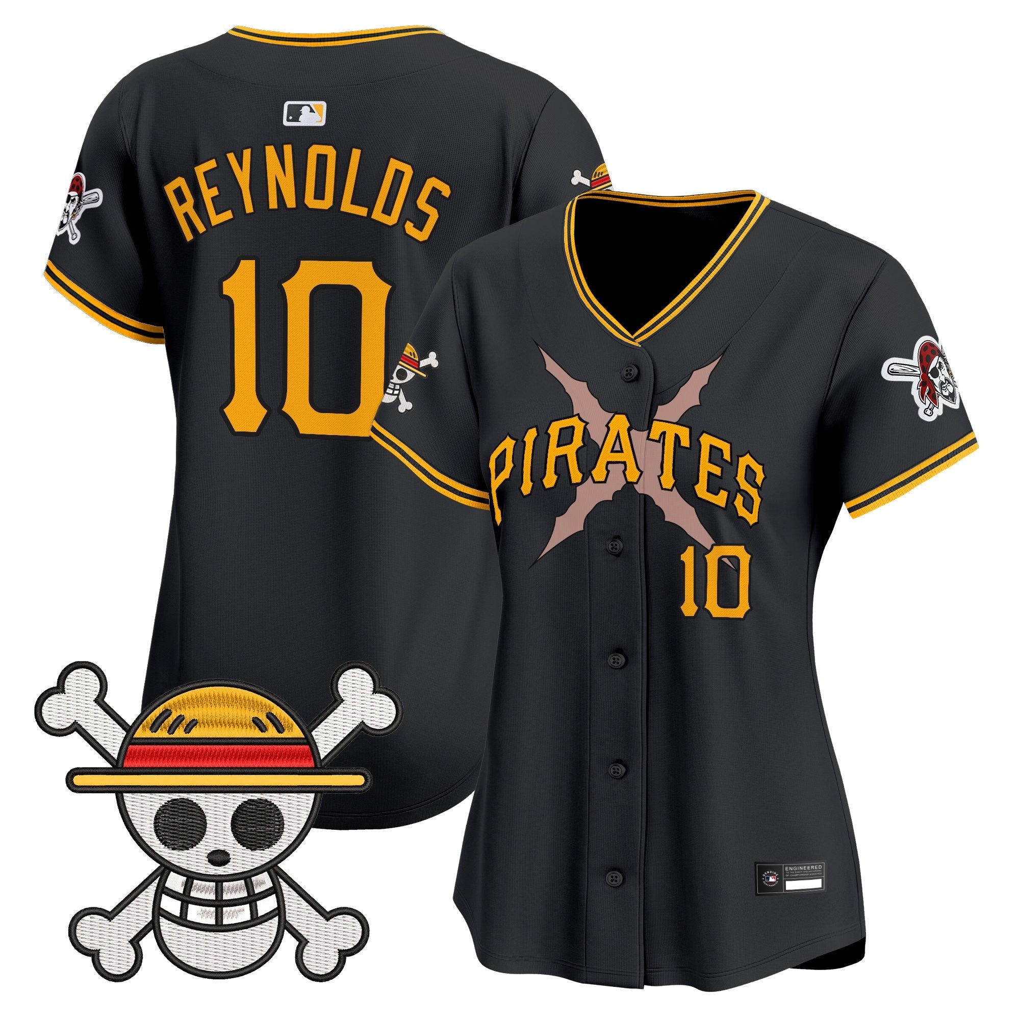 Women's Pittsburgh Pirates x One Piece Vapor Premier Limited Jersey - Stitched