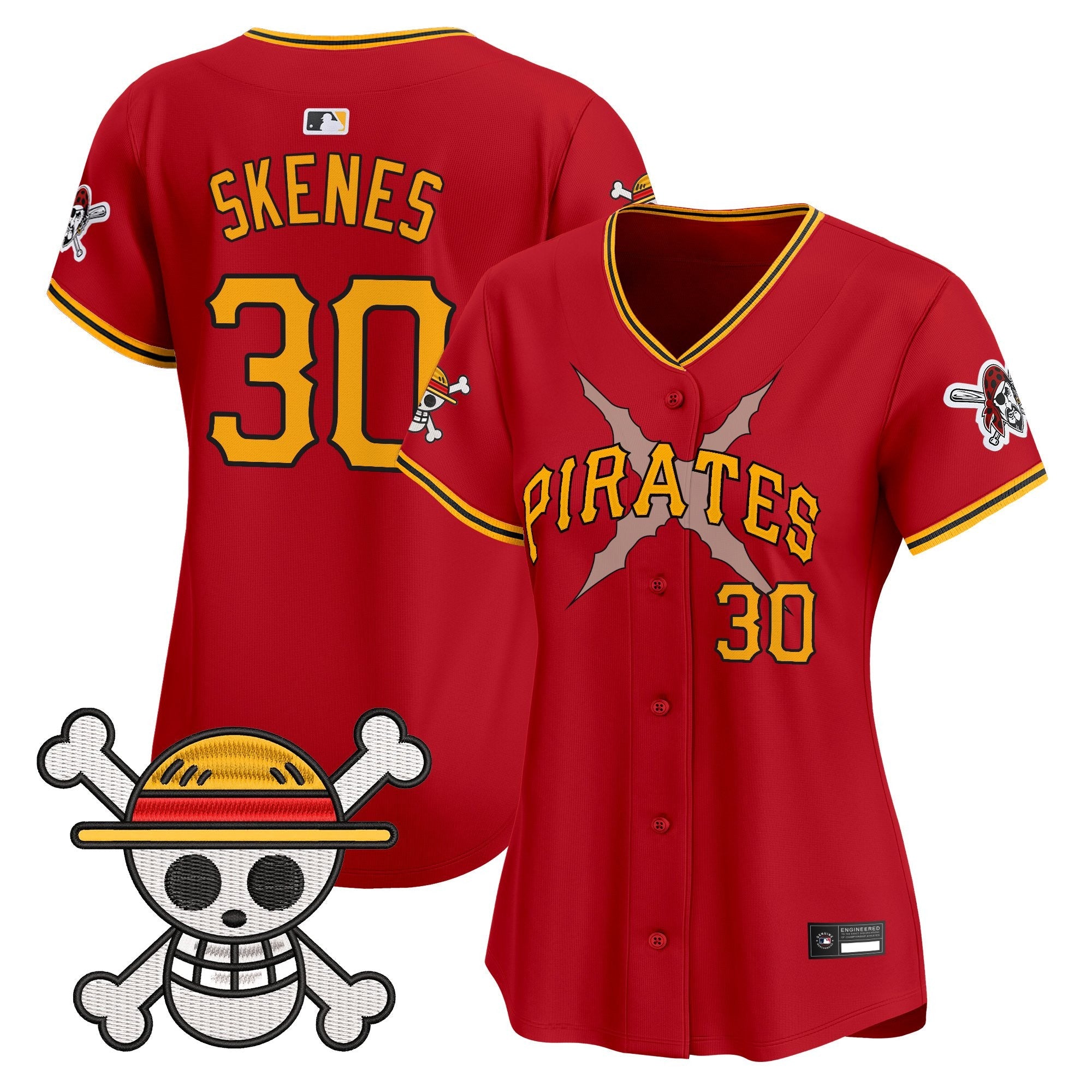Women's Pittsburgh Pirates x One Piece Vapor Premier Limited Jersey - Stitched