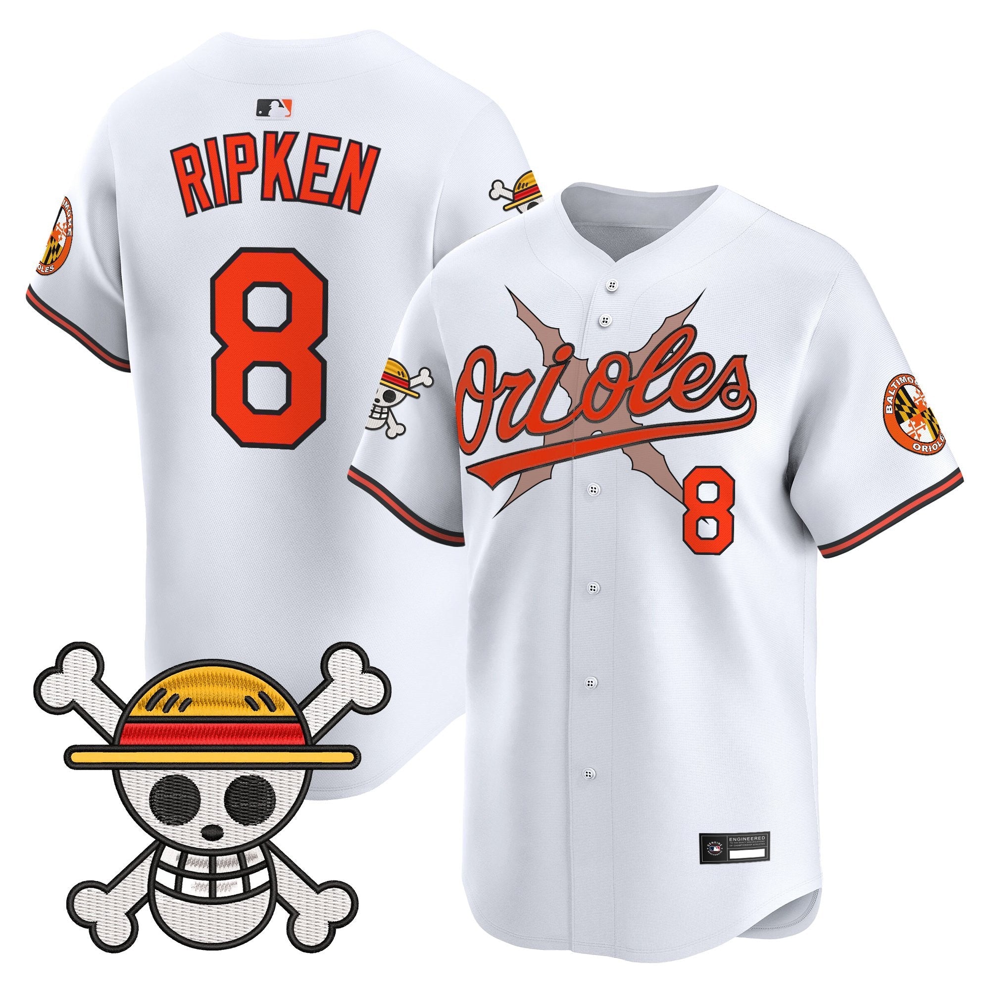Men's Baltimore Orioles x One Piece Vapor Premier Limited Jersey - Stitched