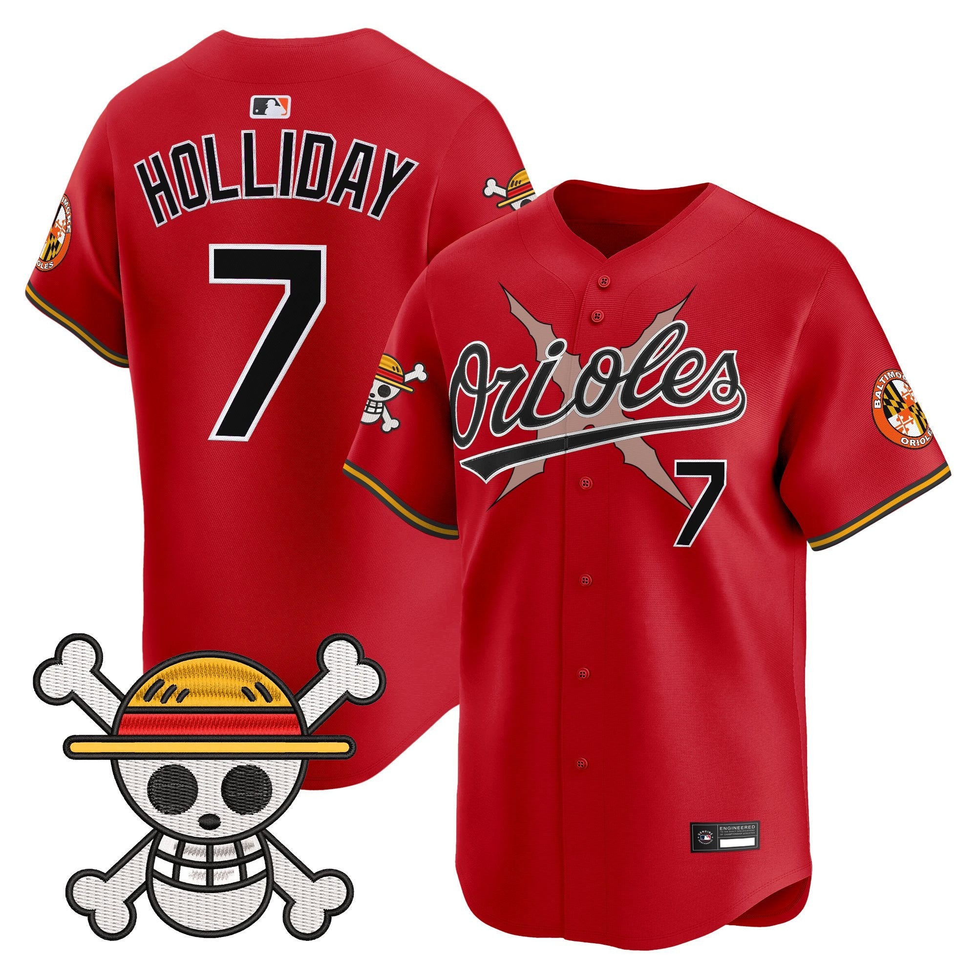 Men's Baltimore Orioles x One Piece Vapor Premier Limited Jersey - Stitched