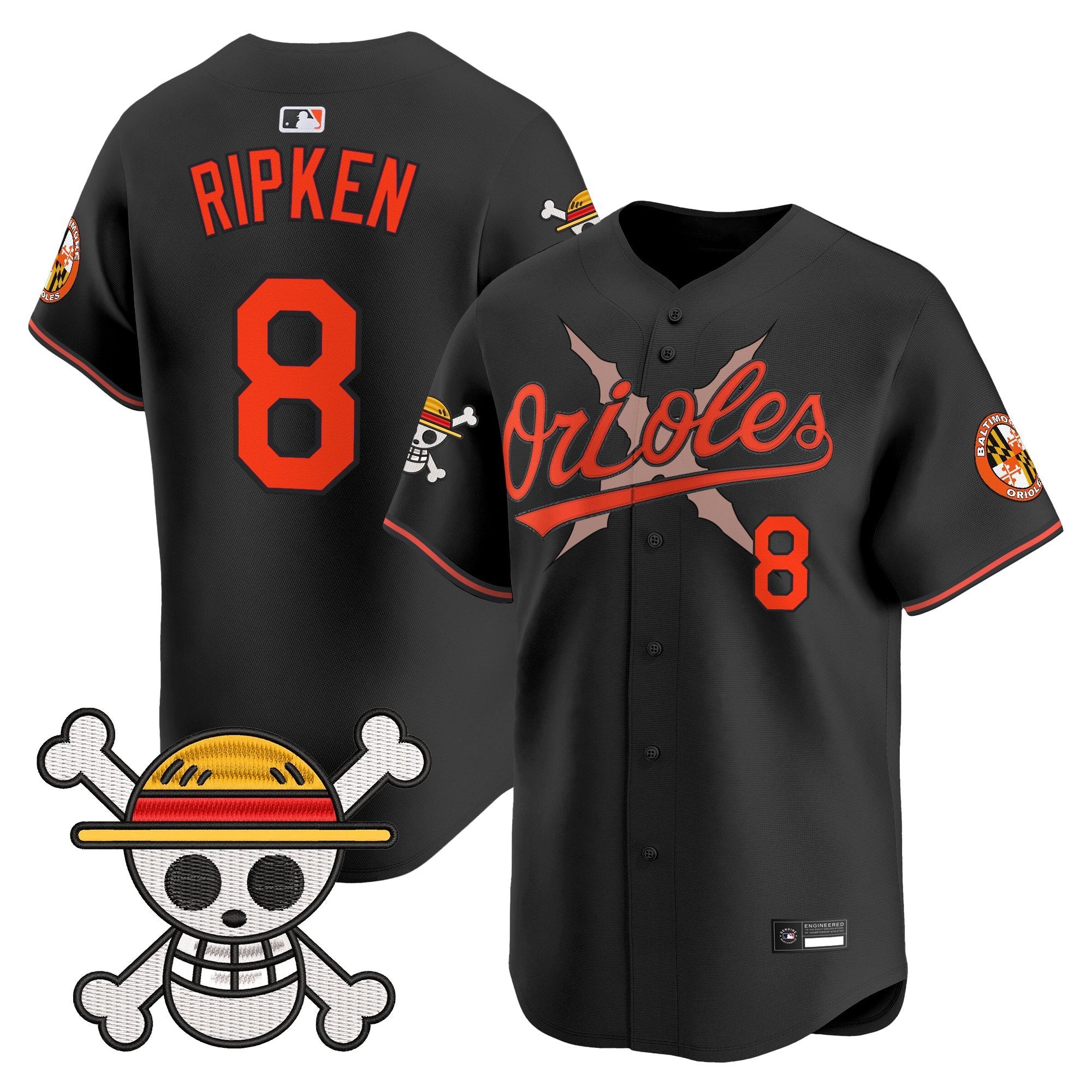 Men's Baltimore Orioles x One Piece Vapor Premier Limited Jersey - Stitched