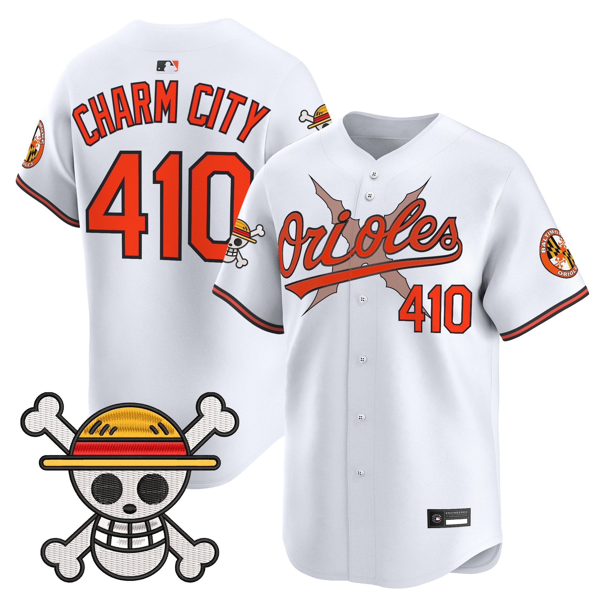 Men's Baltimore Orioles x One Piece Vapor Premier Limited Jersey - Stitched