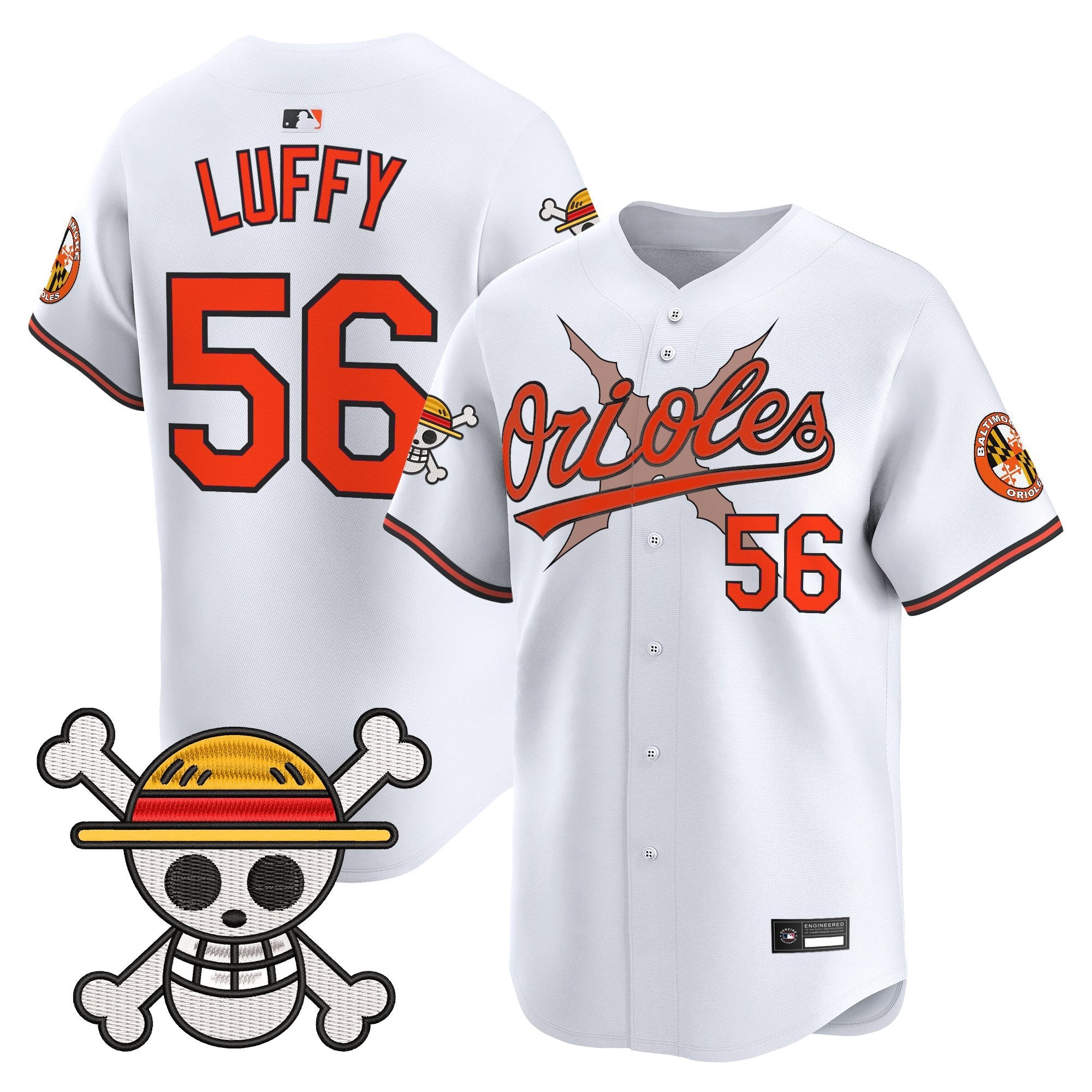 Men's Baltimore Orioles x One Piece Vapor Premier Limited Jersey - Stitched