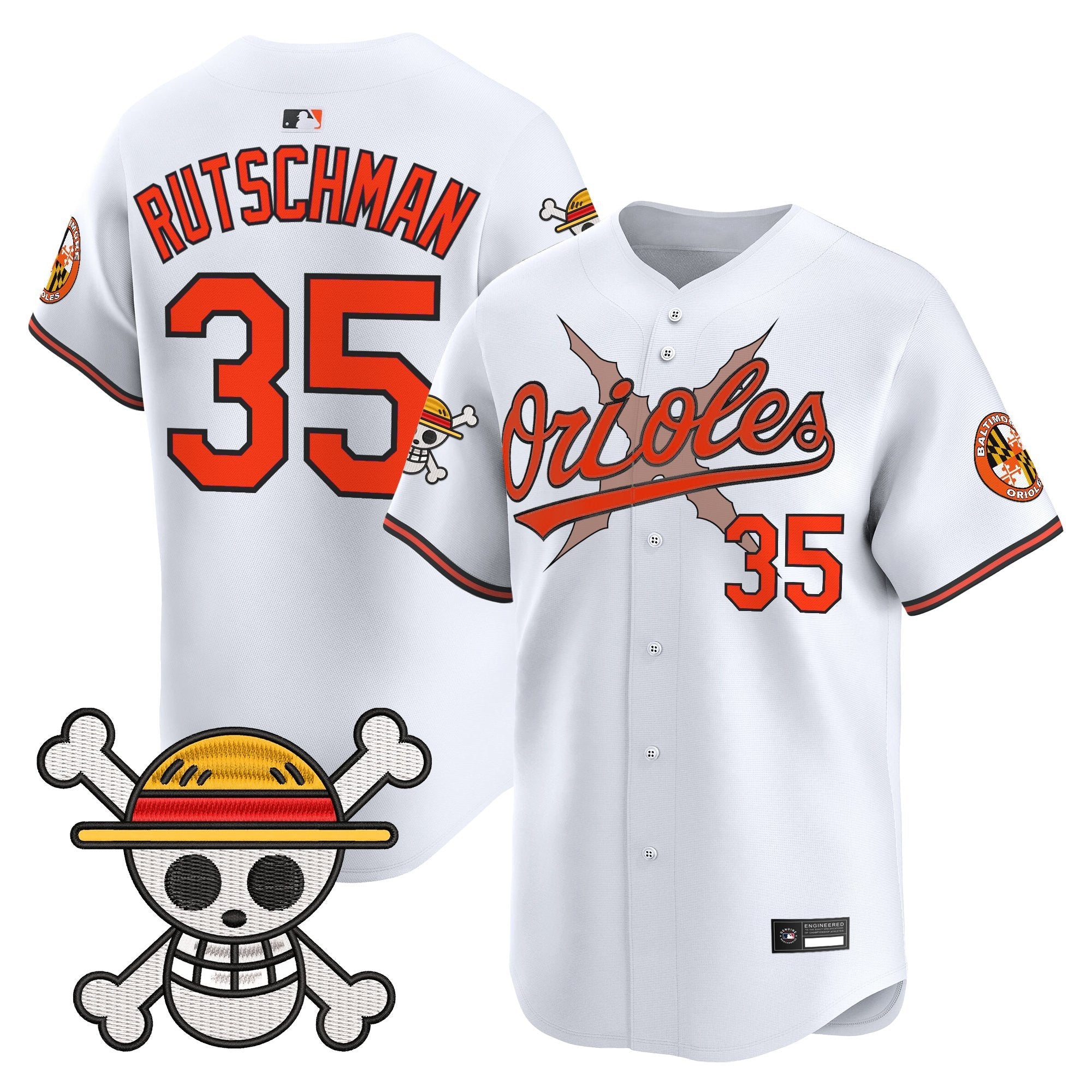Men's Baltimore Orioles x One Piece Vapor Premier Limited Jersey - Stitched
