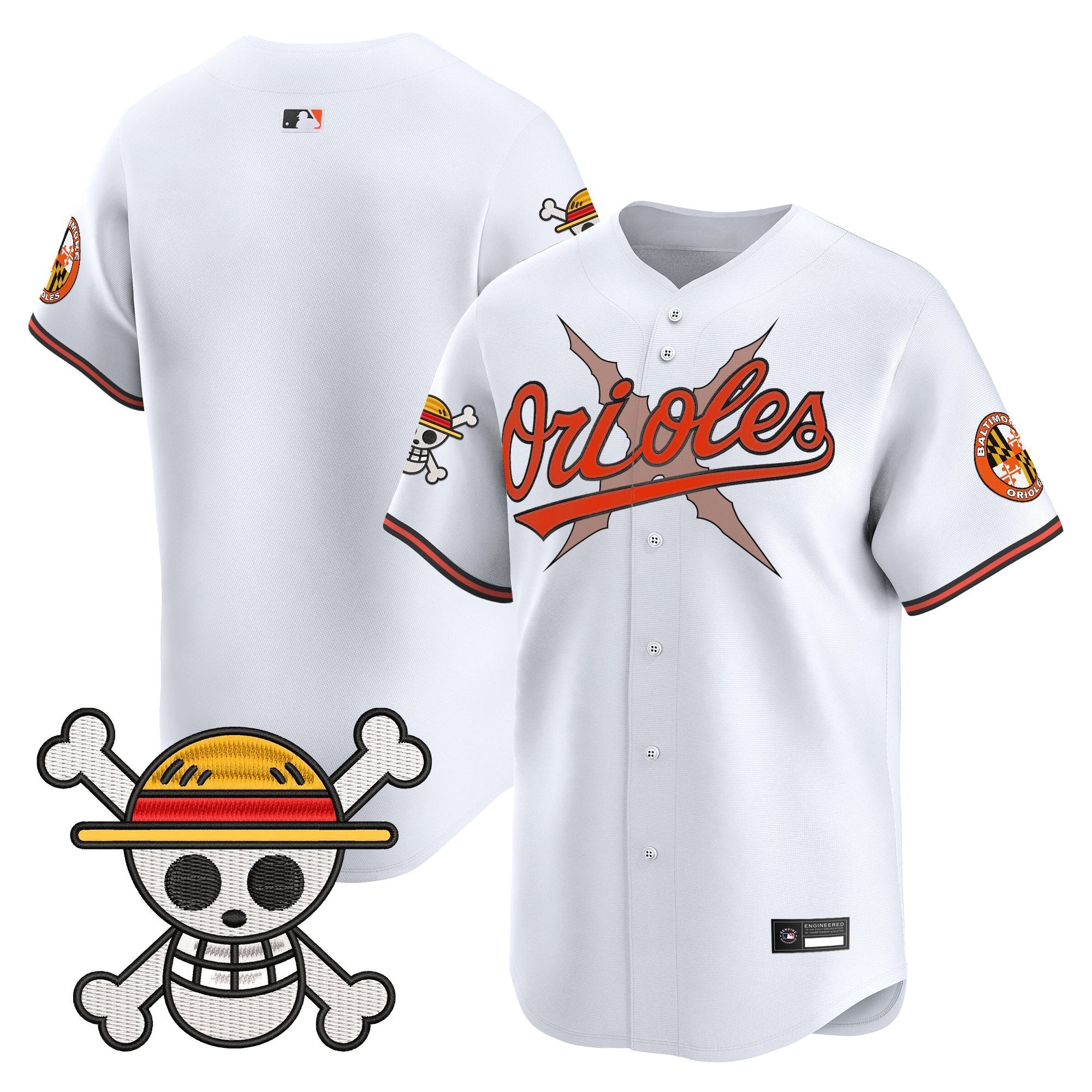 Men's Baltimore Orioles x One Piece Vapor Premier Limited Jersey - Stitched