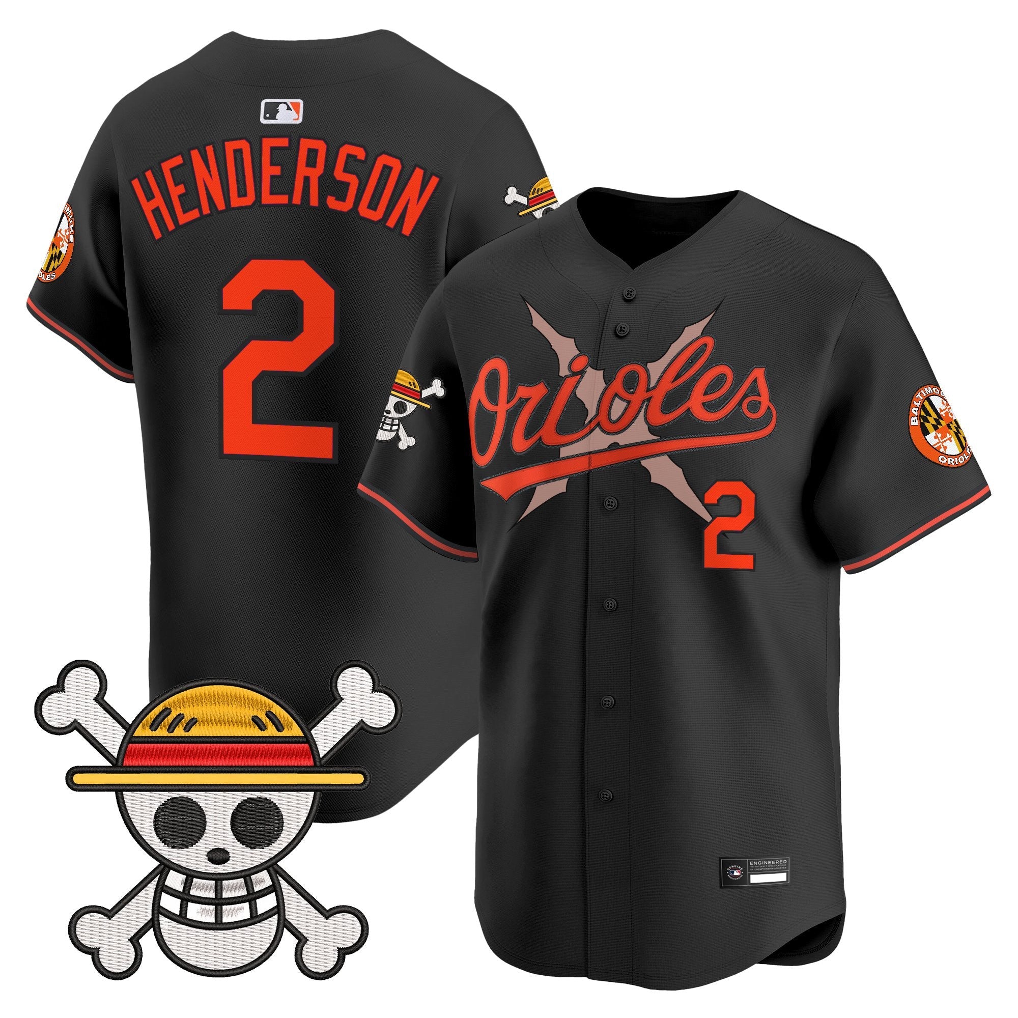 Men's Baltimore Orioles x One Piece Vapor Premier Limited Jersey - Stitched