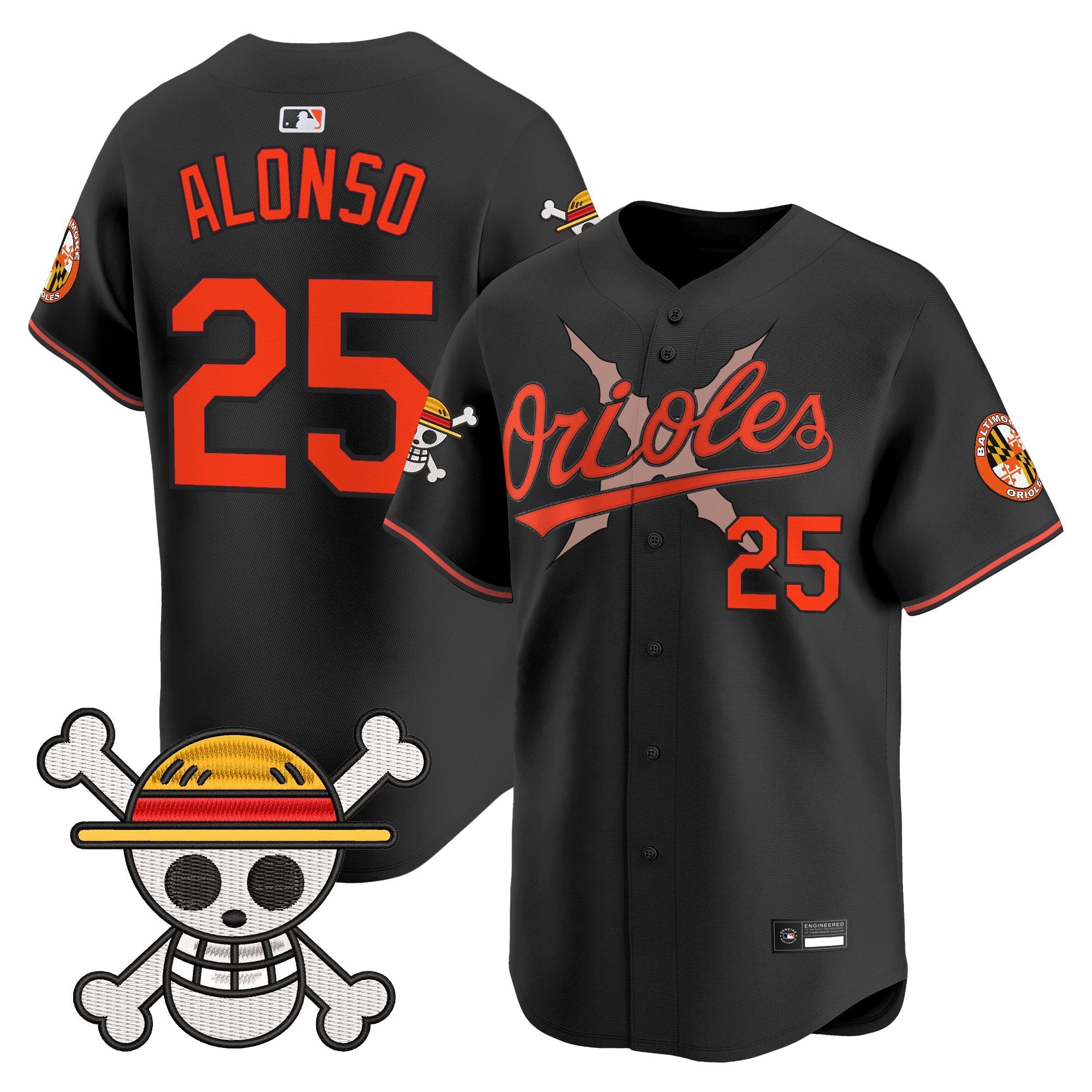 Men's Baltimore Orioles x One Piece Vapor Premier Limited Jersey - Stitched