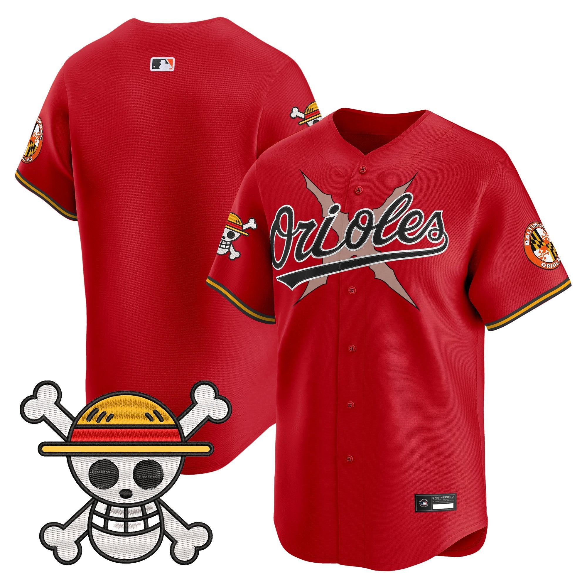 Men's Baltimore Orioles x One Piece Vapor Premier Limited Jersey - Stitched