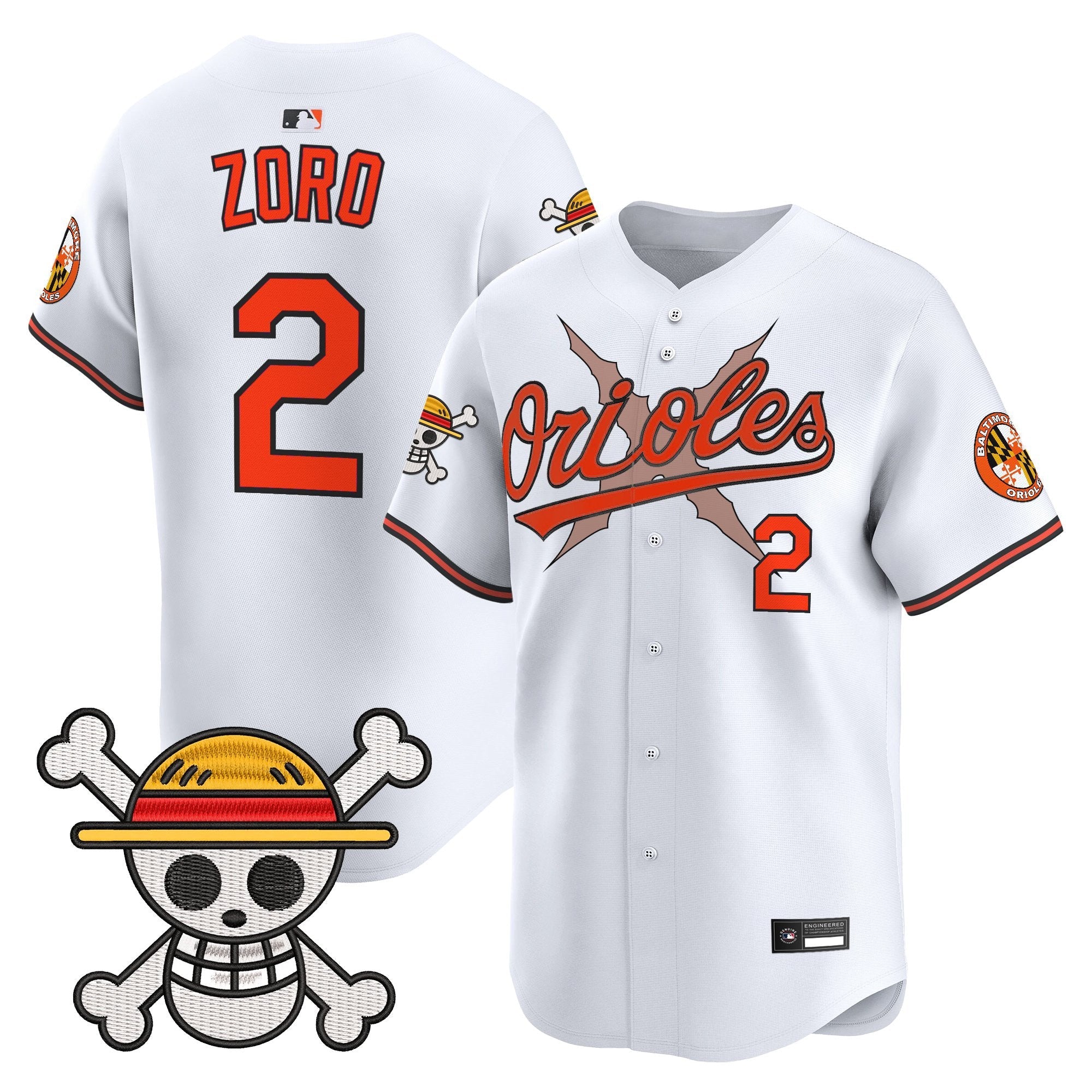 Men's Baltimore Orioles x One Piece Vapor Premier Limited Jersey - Stitched