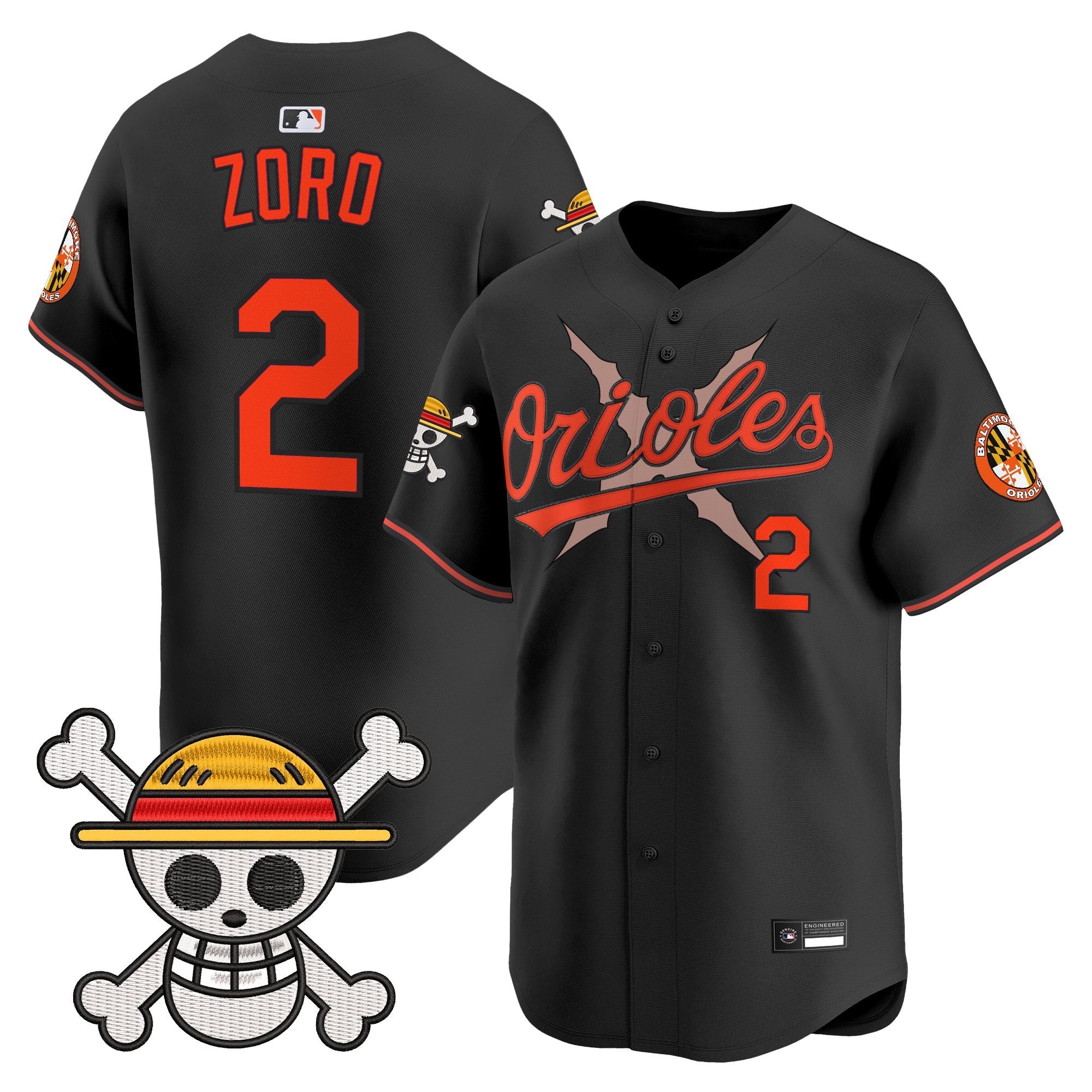 Men's Baltimore Orioles x One Piece Vapor Premier Limited Jersey - Stitched