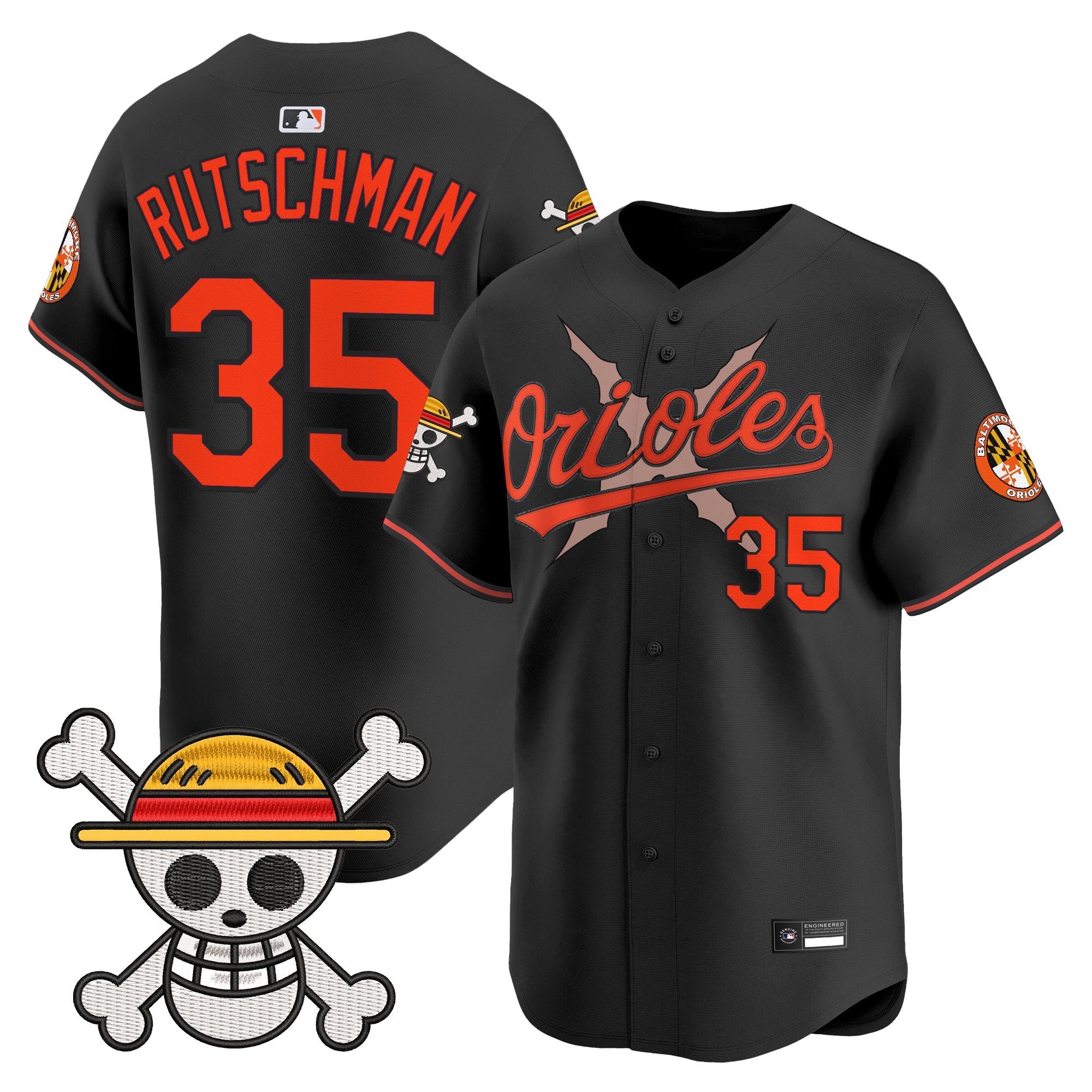 Men's Baltimore Orioles x One Piece Vapor Premier Limited Jersey - Stitched