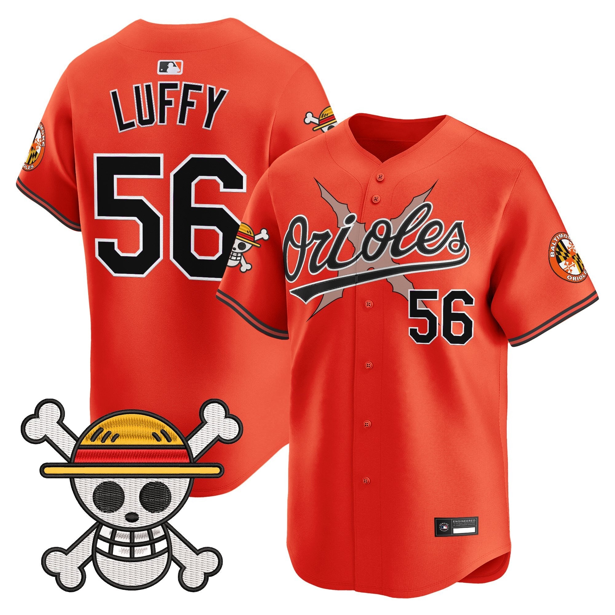 Men's Baltimore Orioles x One Piece Vapor Premier Limited Jersey - Stitched