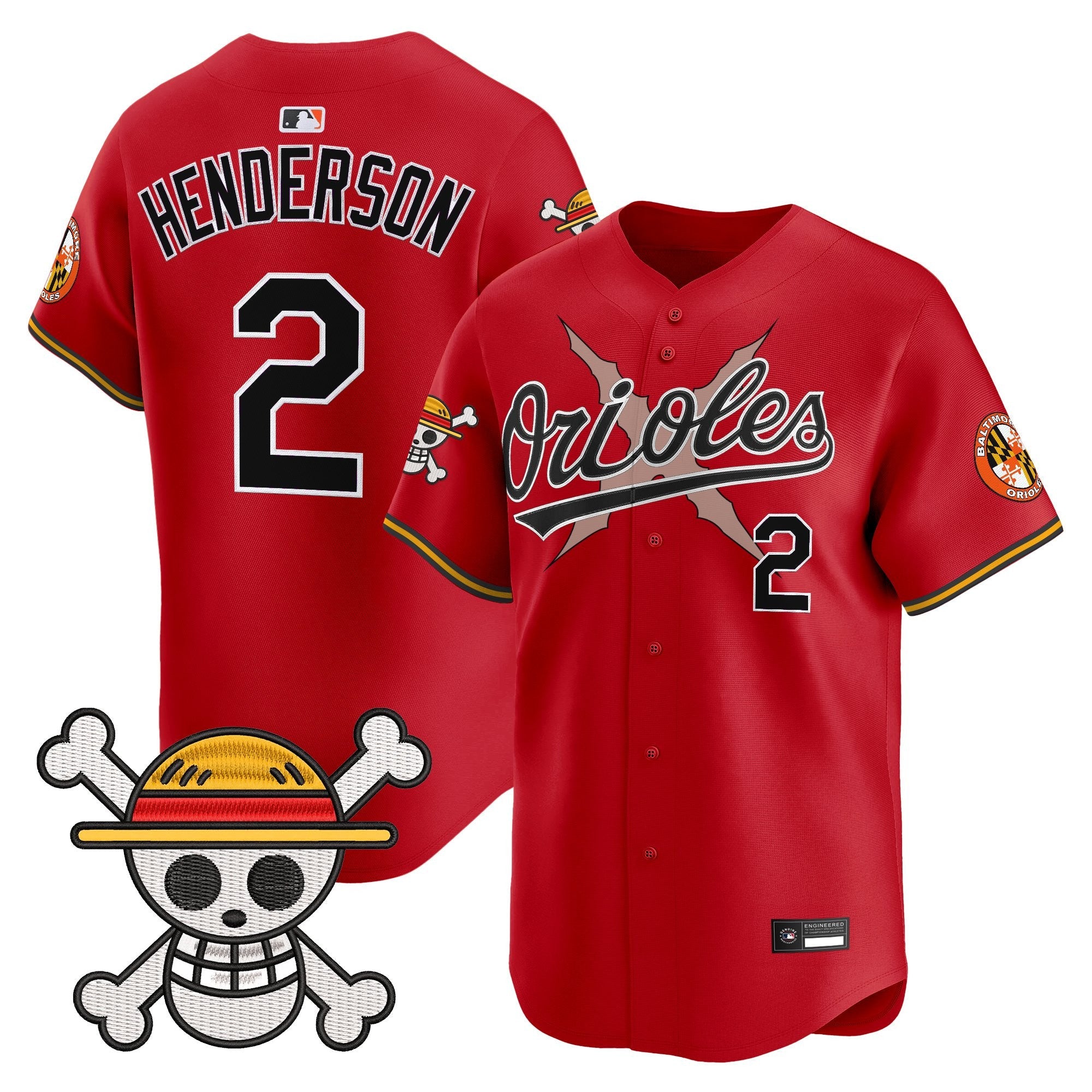 Men's Baltimore Orioles x One Piece Vapor Premier Limited Jersey - Stitched