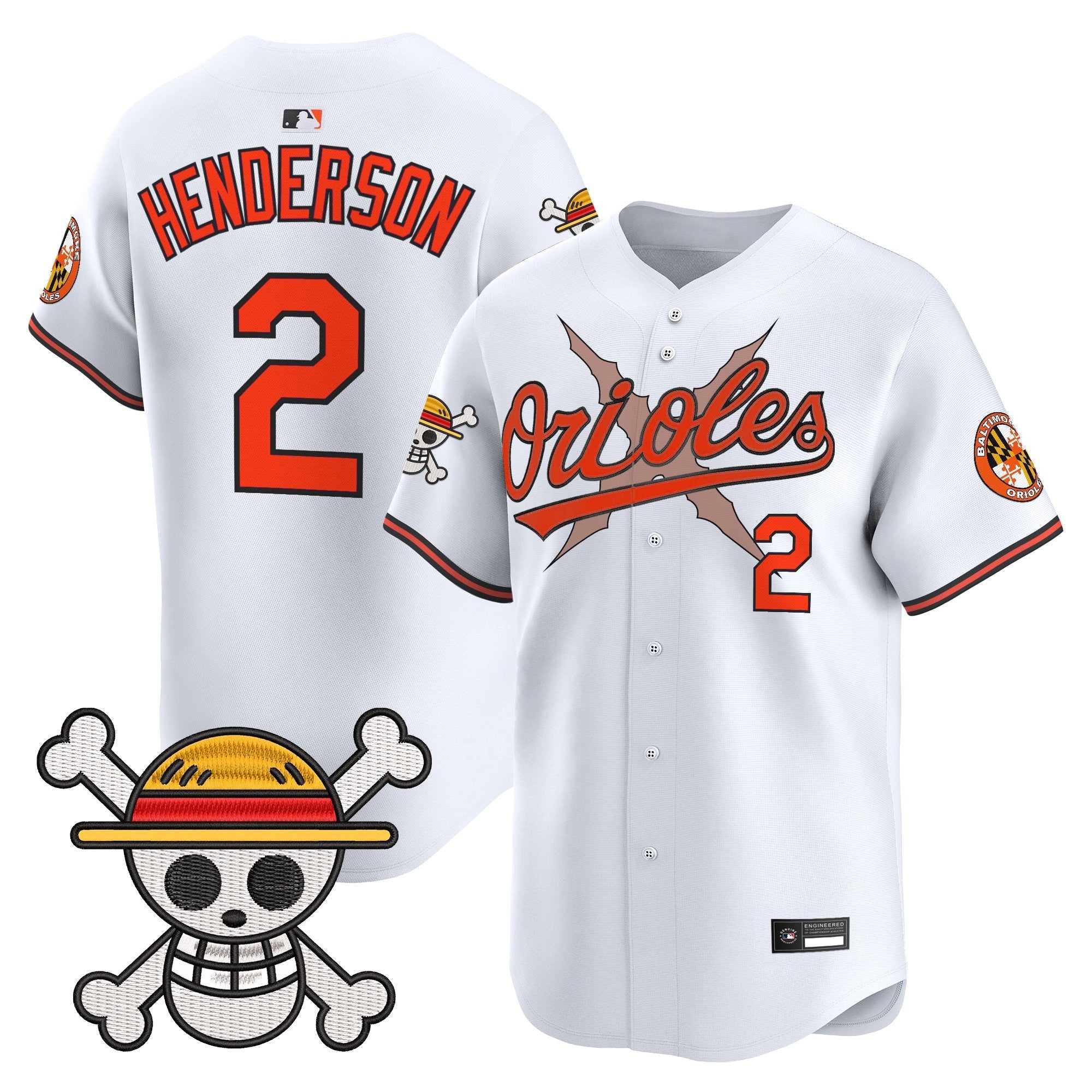 Men's Baltimore Orioles x One Piece Vapor Premier Limited Jersey - Stitched