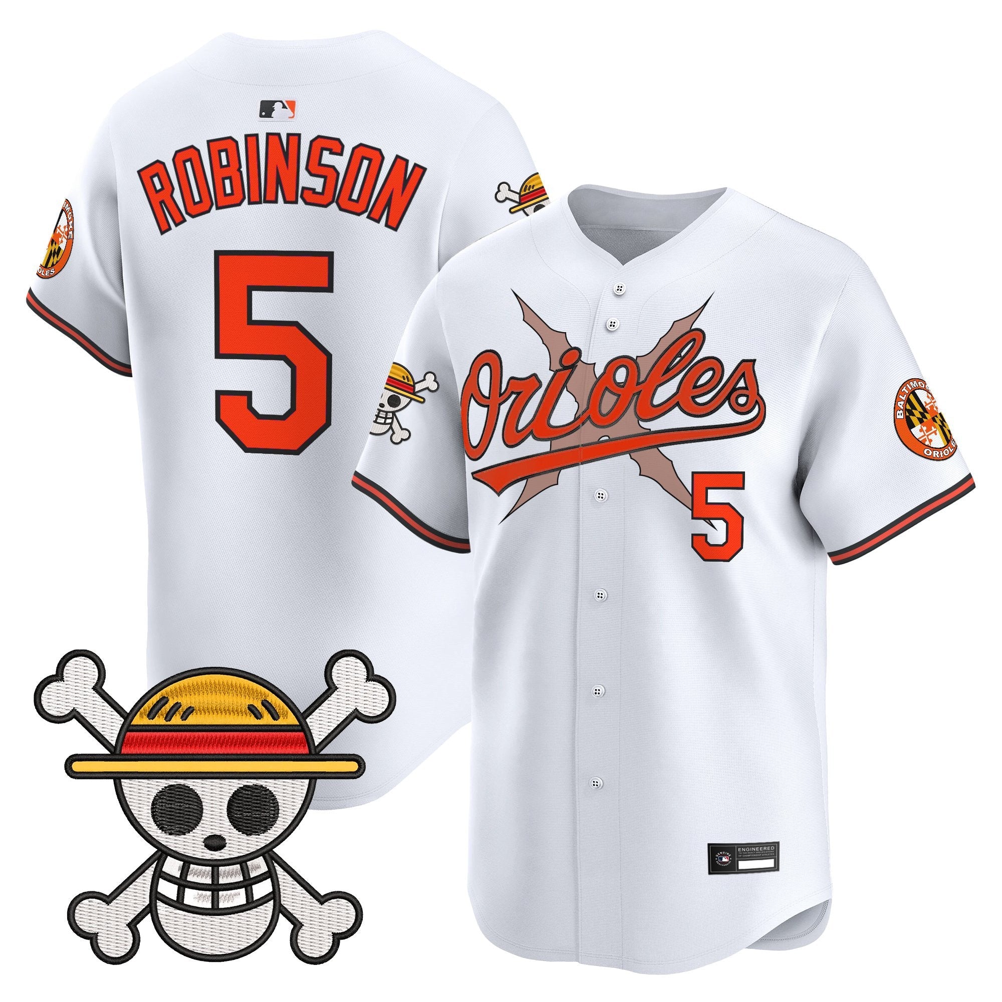 Men's Baltimore Orioles x One Piece Vapor Premier Limited Jersey - Stitched