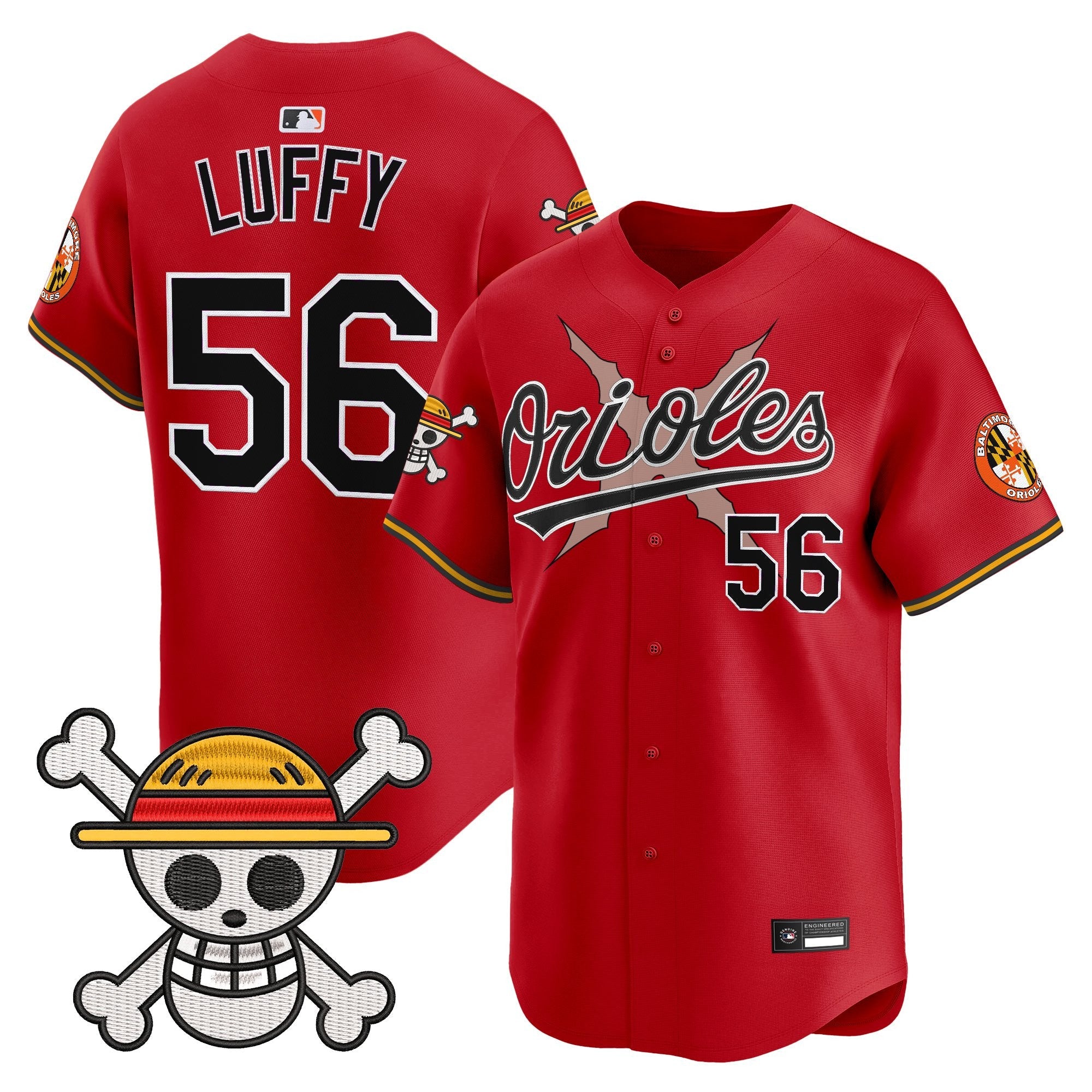 Men's Baltimore Orioles x One Piece Vapor Premier Limited Jersey - Stitched