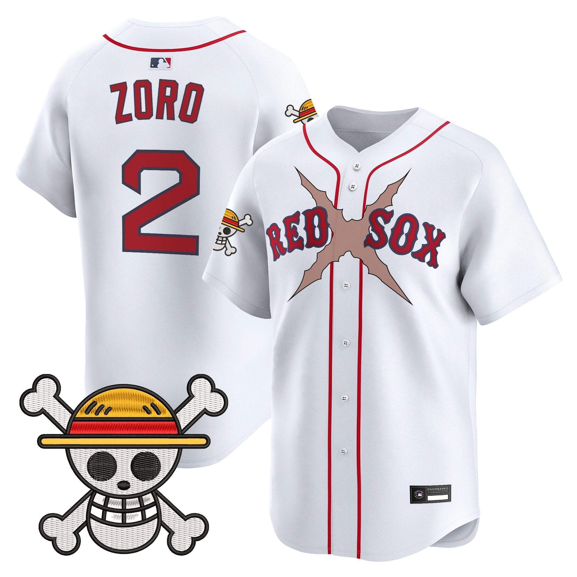 Men's Boston Red Sox x One Piece Vapor Premier Limited Jersey - Stitched