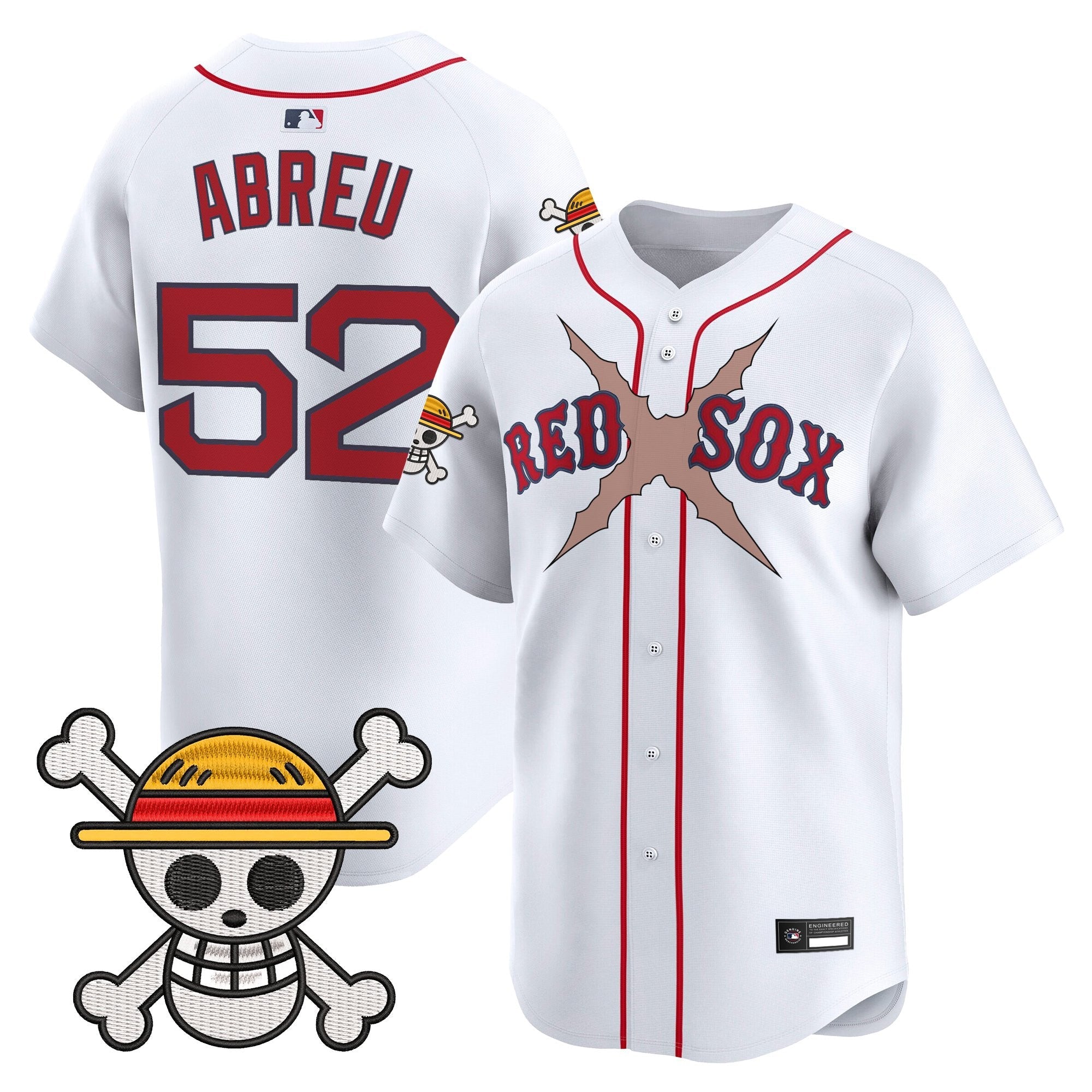 Men's Boston Red Sox x One Piece Vapor Premier Limited Jersey - Stitched