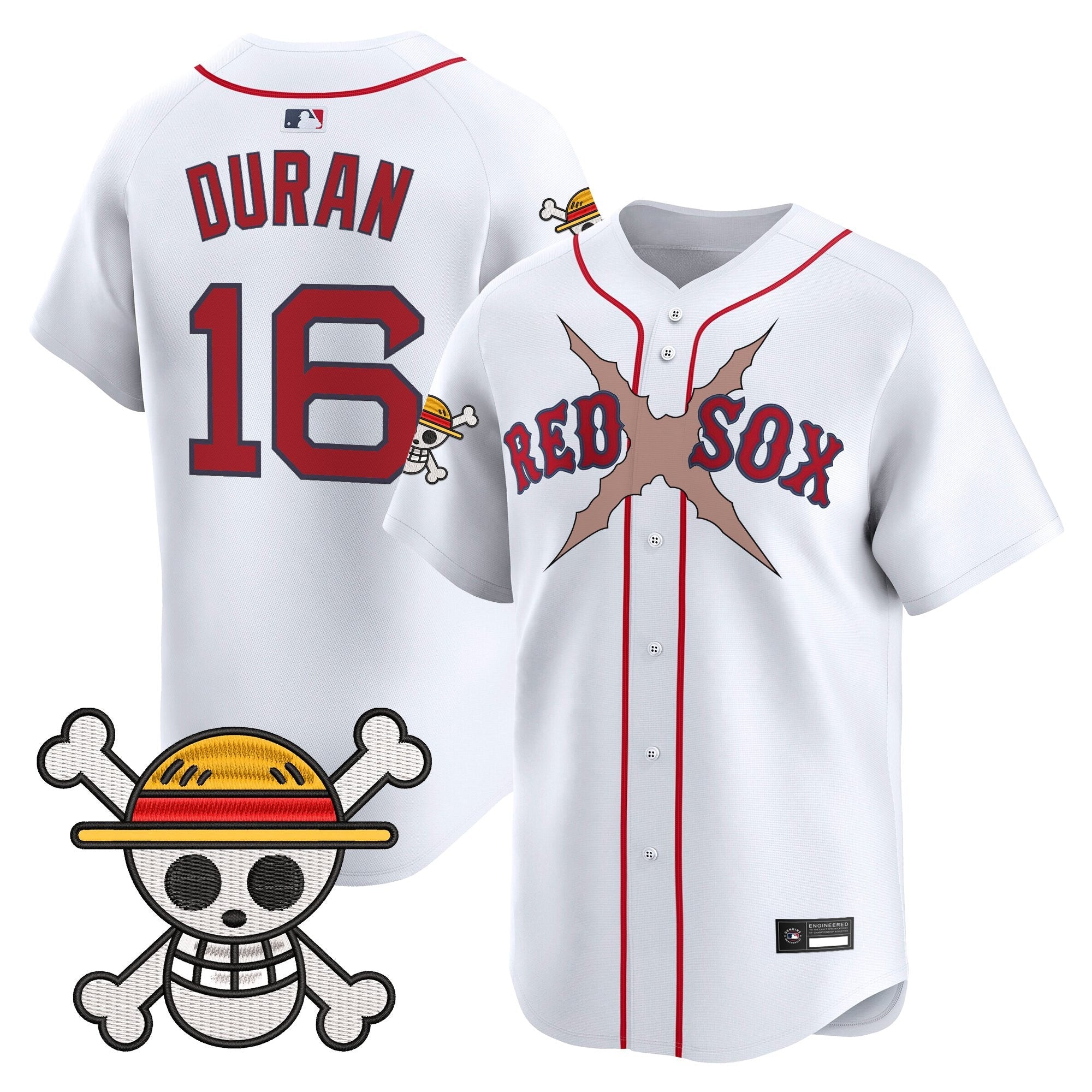 Men's Boston Red Sox x One Piece Vapor Premier Limited Jersey - Stitched