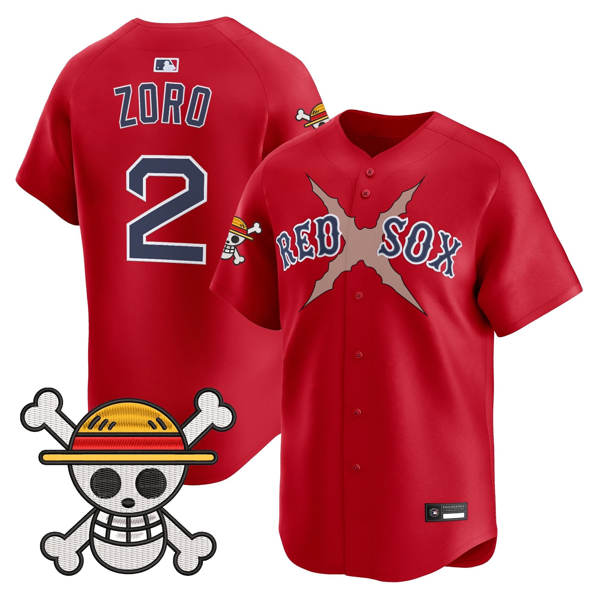 Men's Boston Red Sox x One Piece Vapor Premier Limited Jersey - Stitched