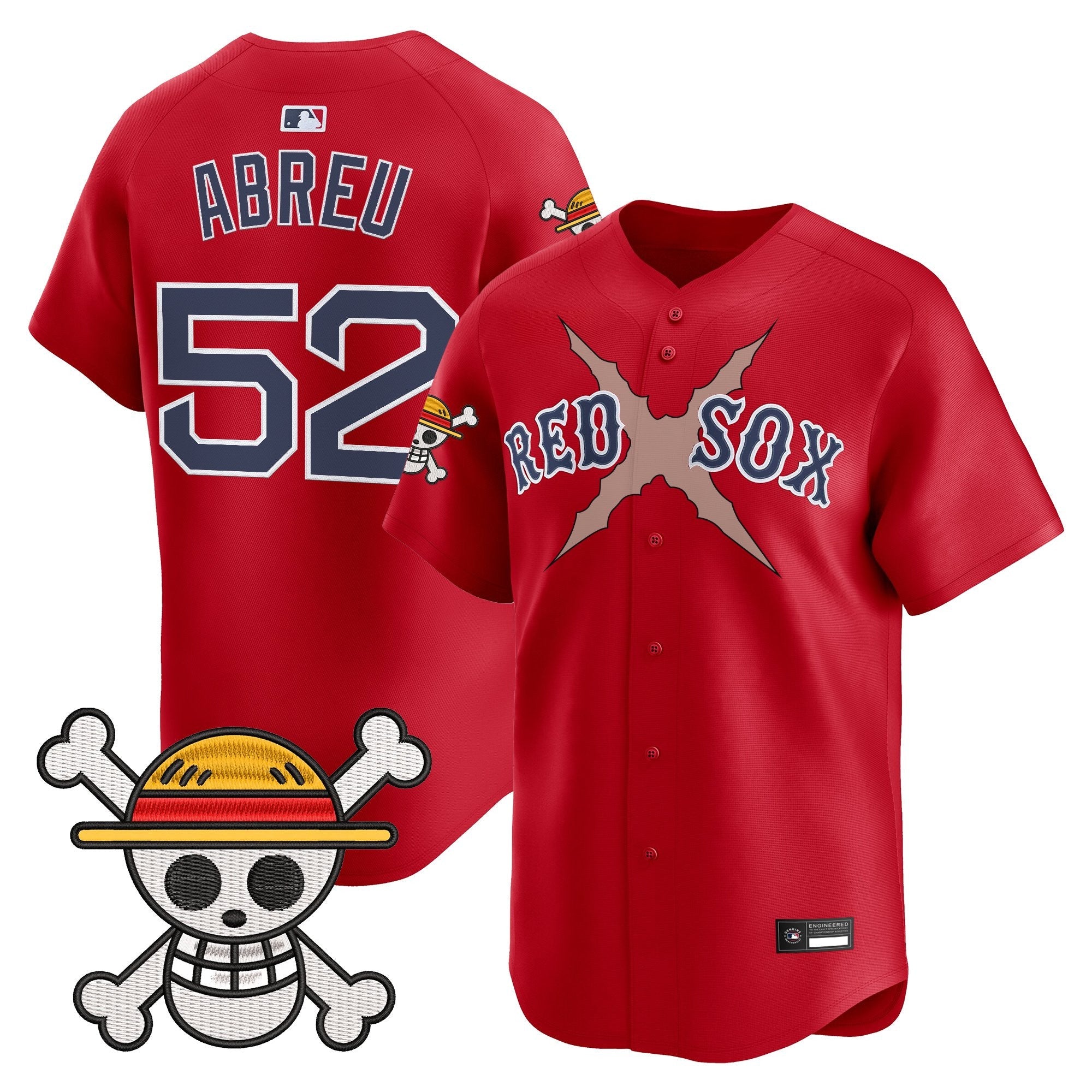 Men's Boston Red Sox x One Piece Vapor Premier Limited Jersey - Stitched