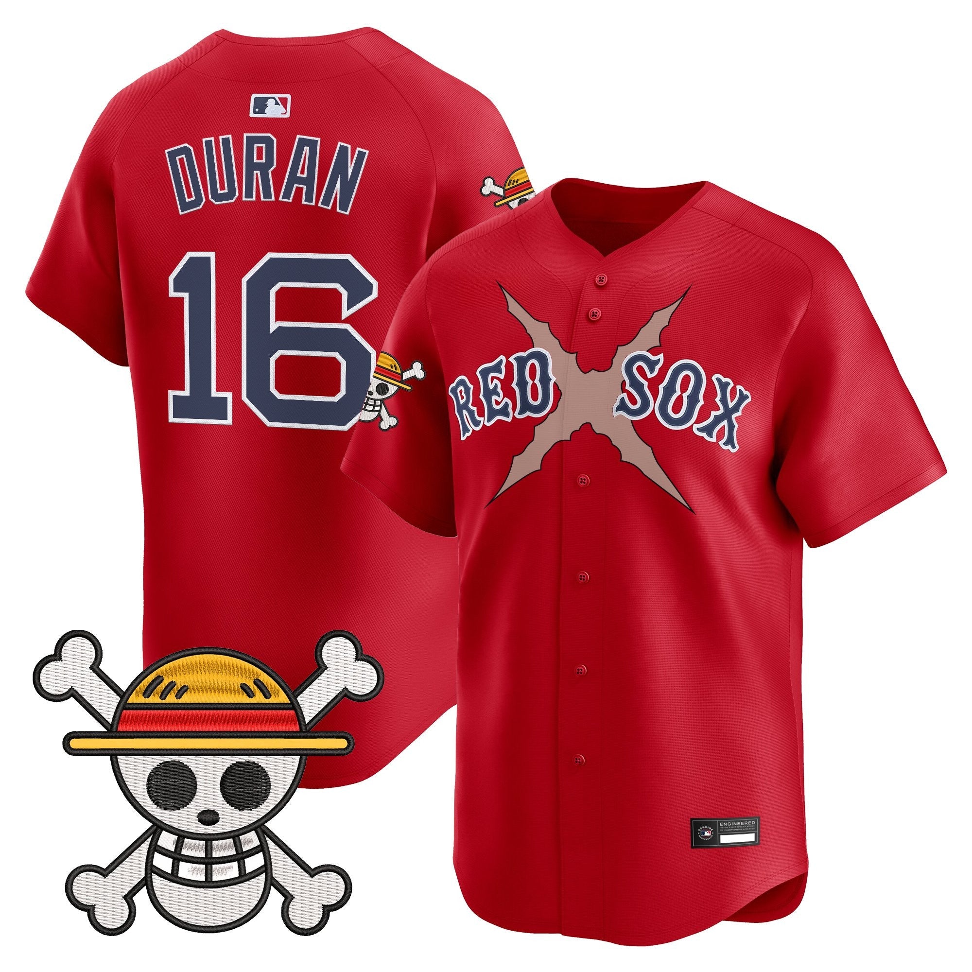 Men's Boston Red Sox x One Piece Vapor Premier Limited Jersey - Stitched