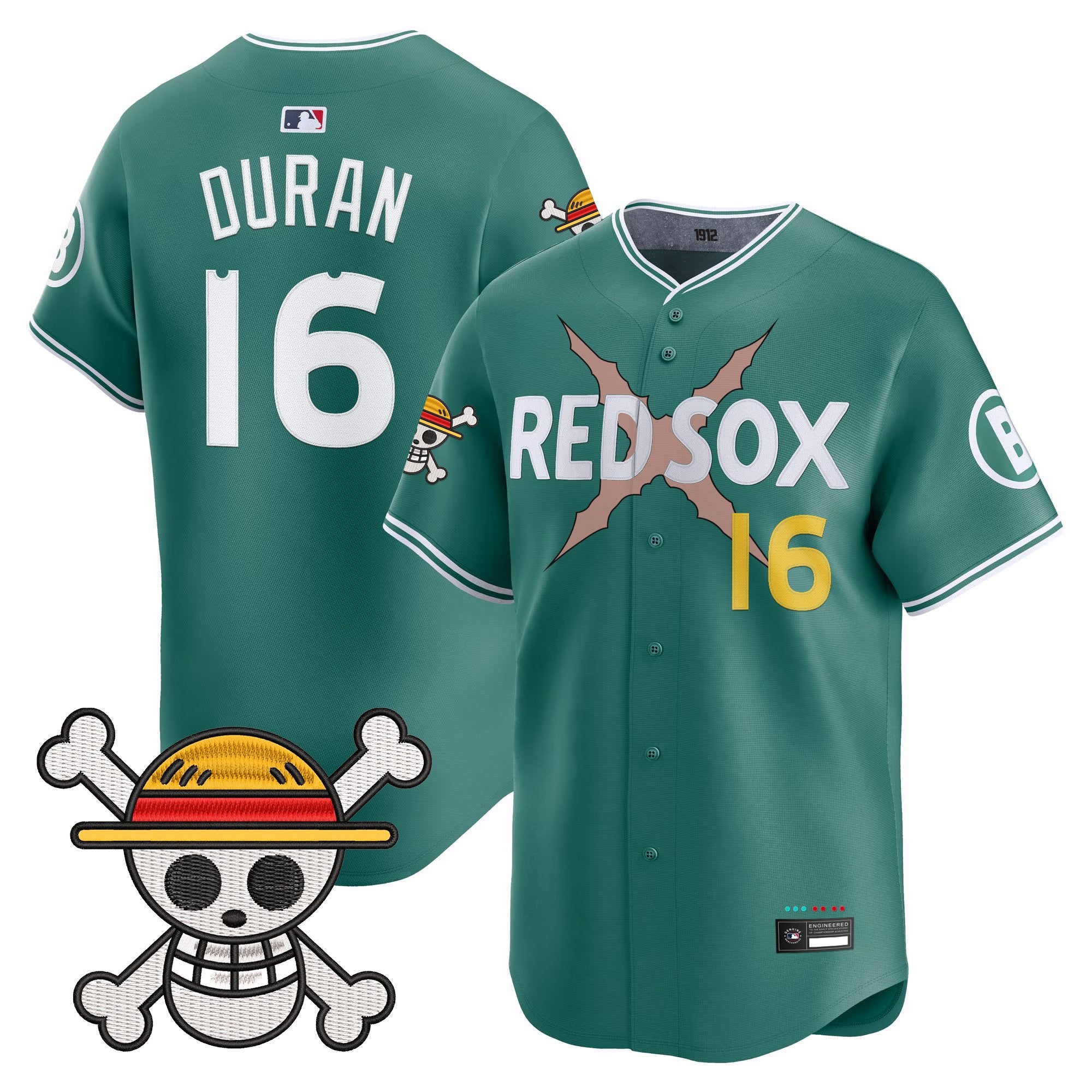 Men's Boston Red Sox x One Piece Vapor Premier Limited Jersey - Stitched