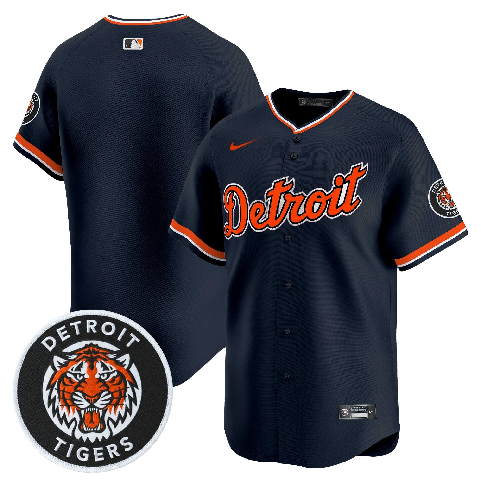 Men's Detroit Tigers 2026 Alternate Vapor Premier Limited Jersey - All Stitched