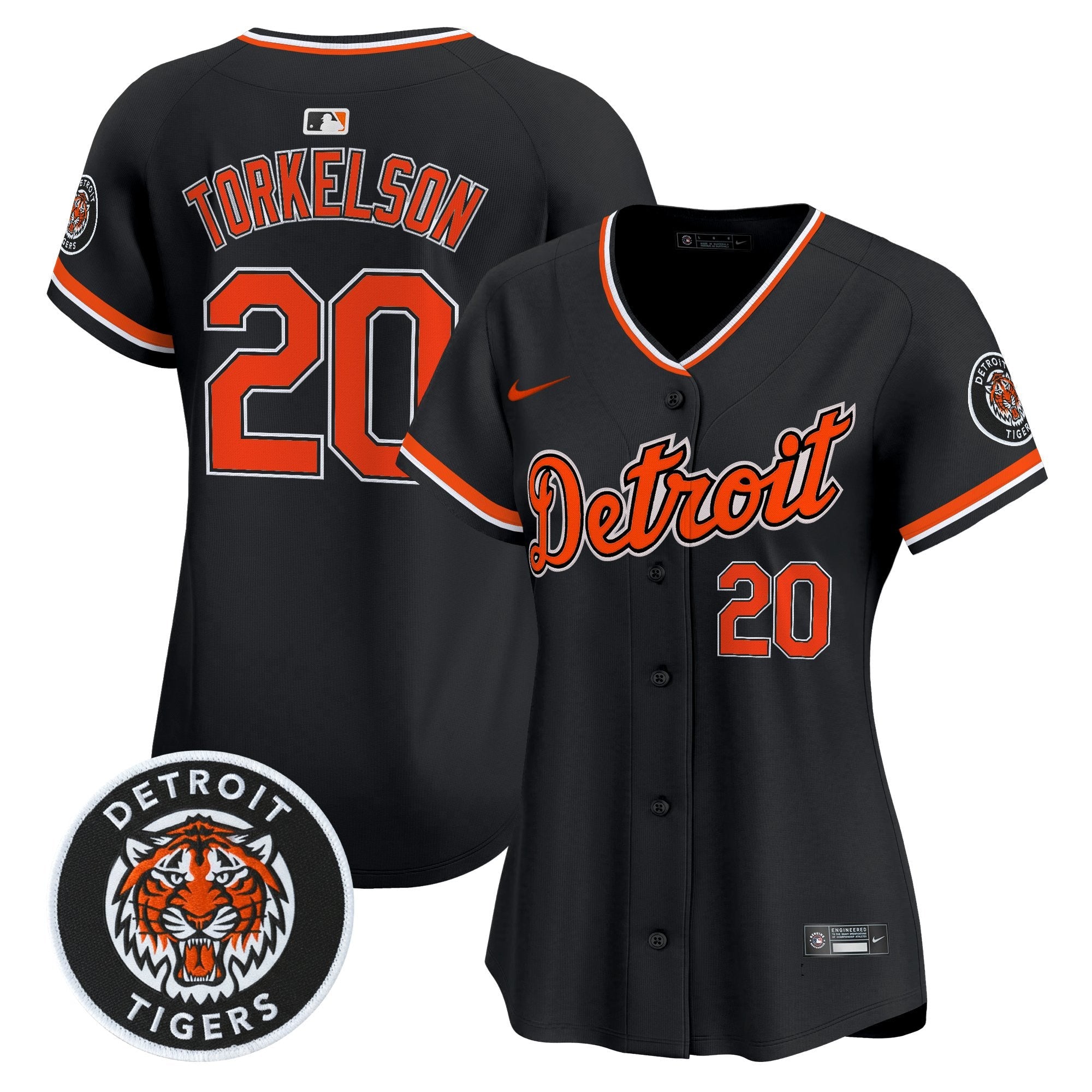 Women's Detroit Tigers 2026 Alternate Vapor Premier Limited Jersey - All Stitched