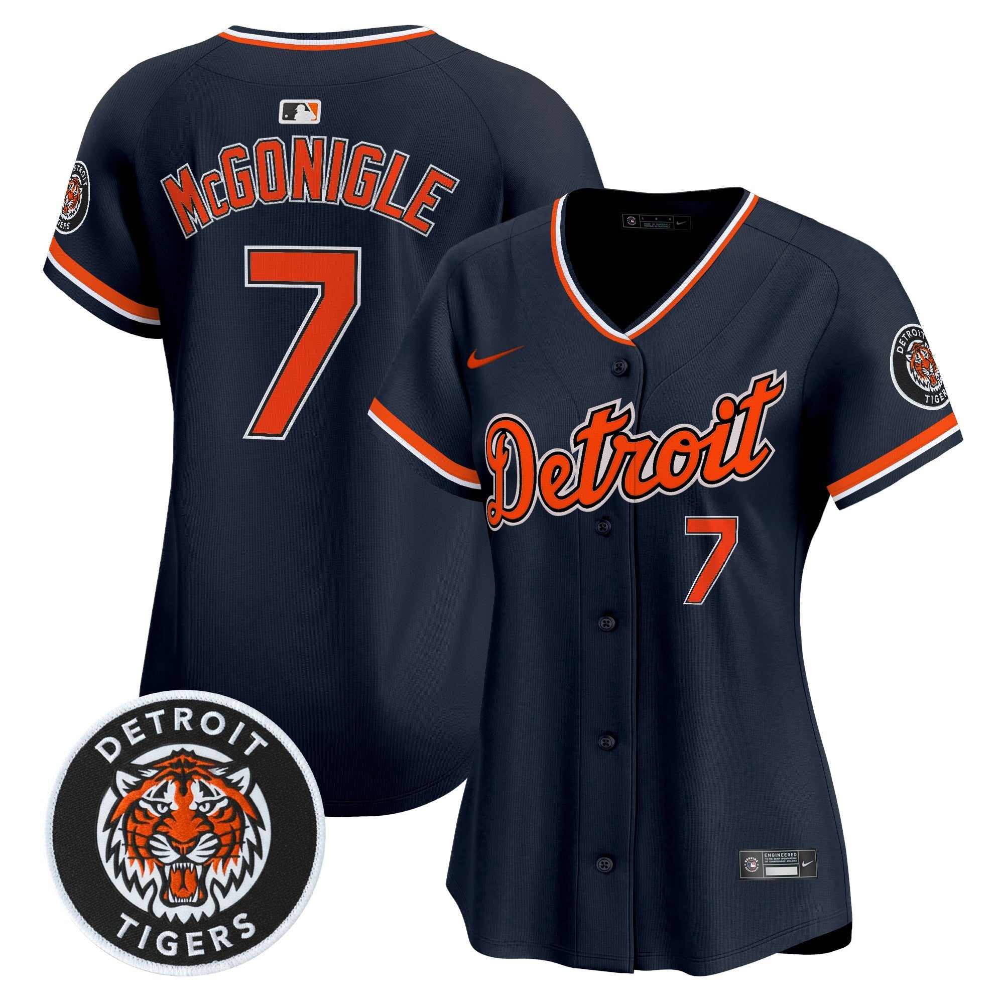 Women's Detroit Tigers 2026 Alternate Vapor Premier Limited Jersey - All Stitched