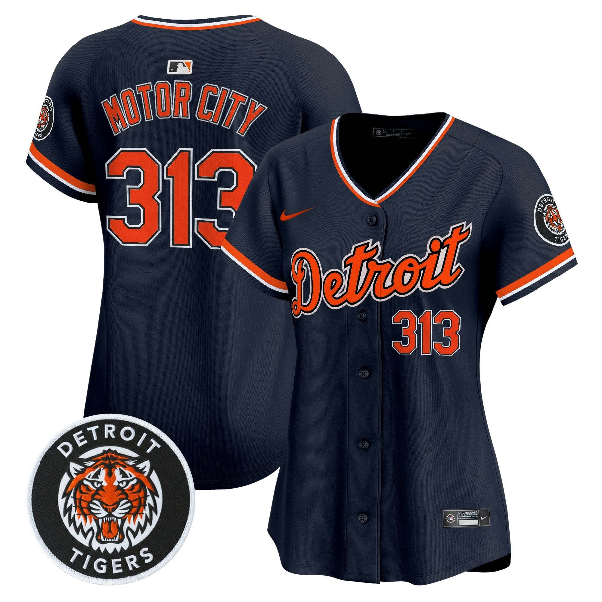 Women's Detroit Tigers 2026 Alternate Vapor Premier Limited Jersey - All Stitched