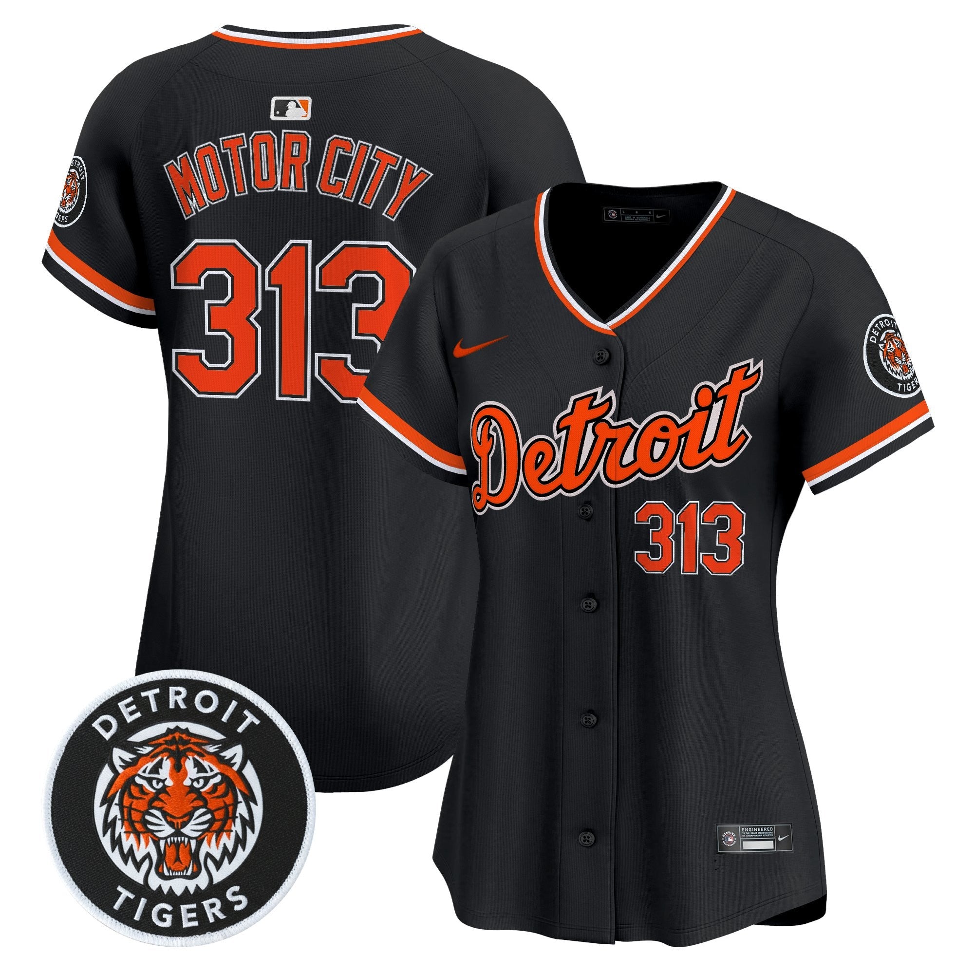 Women's Detroit Tigers 2026 Alternate Vapor Premier Limited Jersey - All Stitched