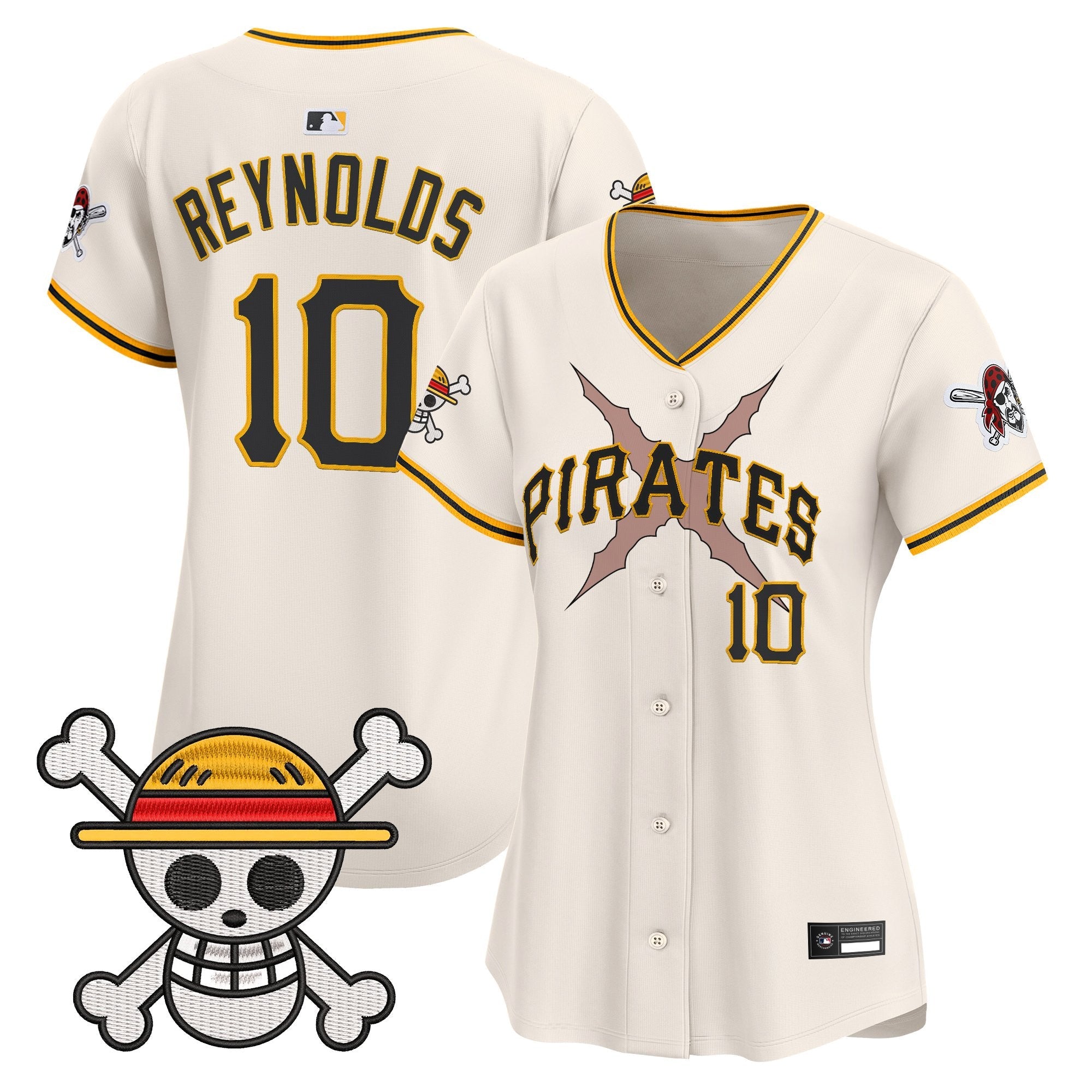 Women's Pittsburgh Pirates x One Piece Vapor Premier Limited Jersey - Stitched