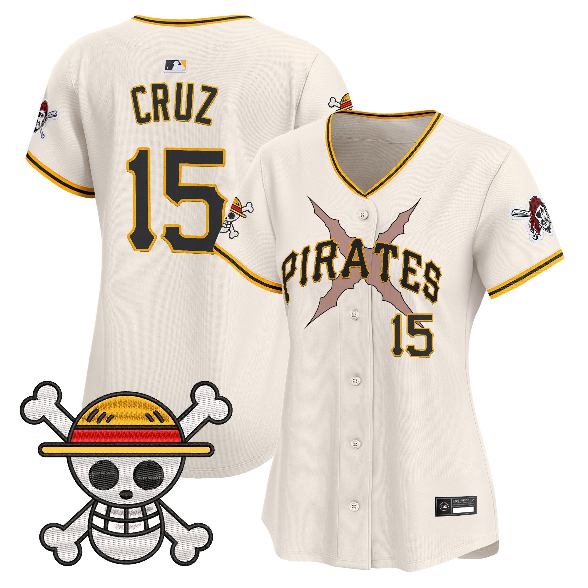 Women's Pittsburgh Pirates x One Piece Vapor Premier Limited Jersey - Stitched